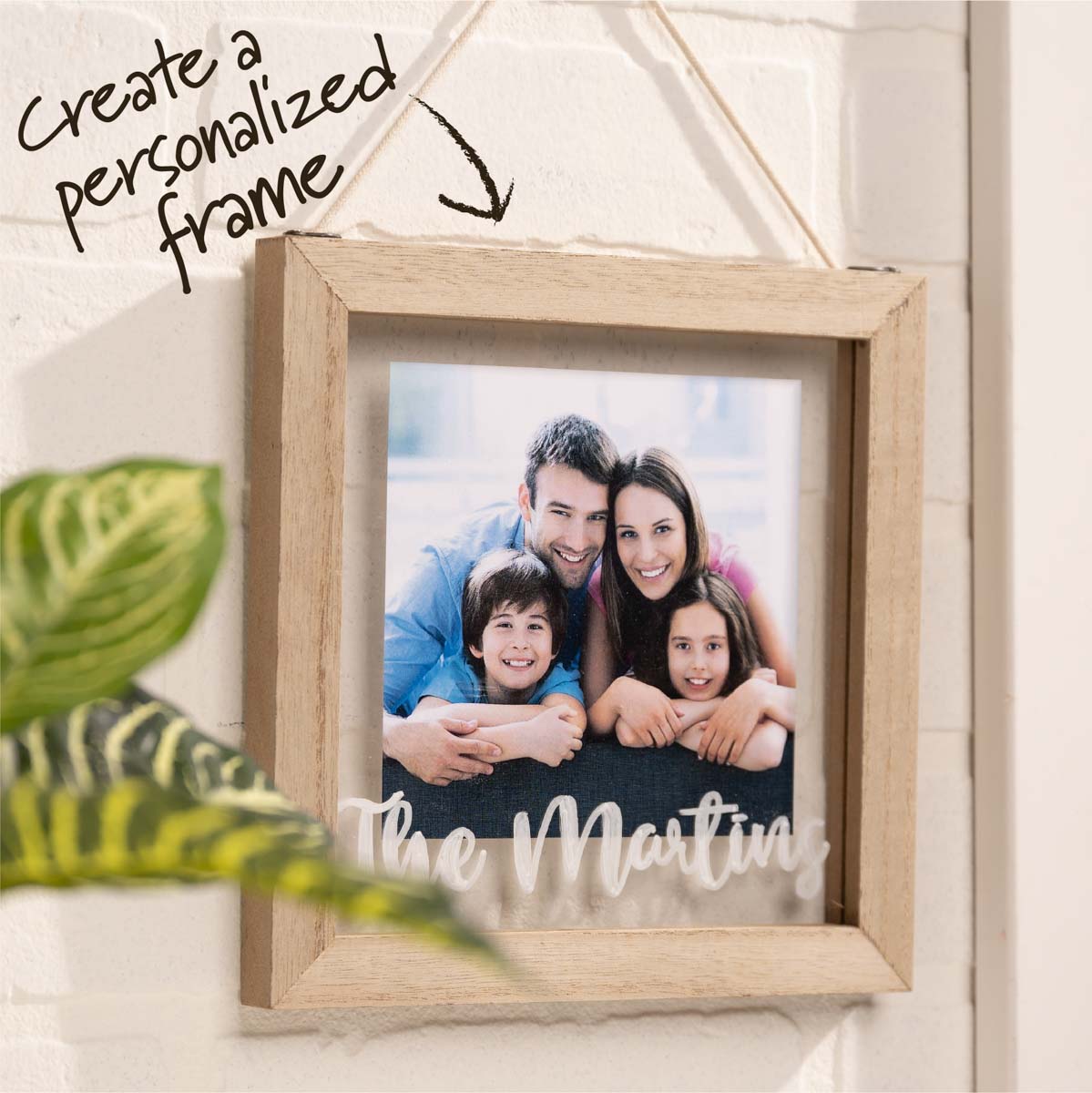 Plaid ® Wood Surfaces - Frames - Square with Plexiglass, Double Pane - 56982