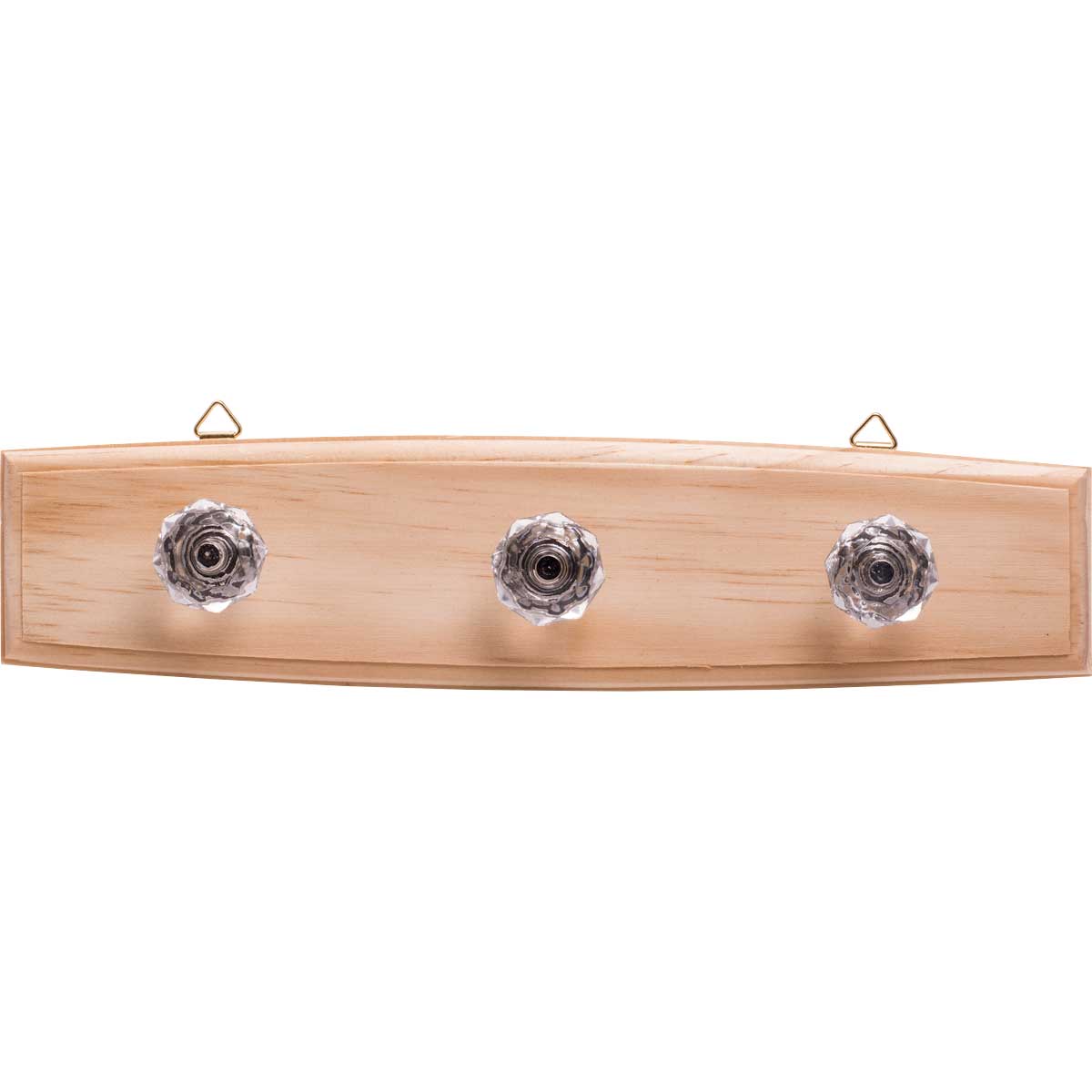Plaid ® Wood Surfaces - Hanger with Crystal Knobs - 13395
