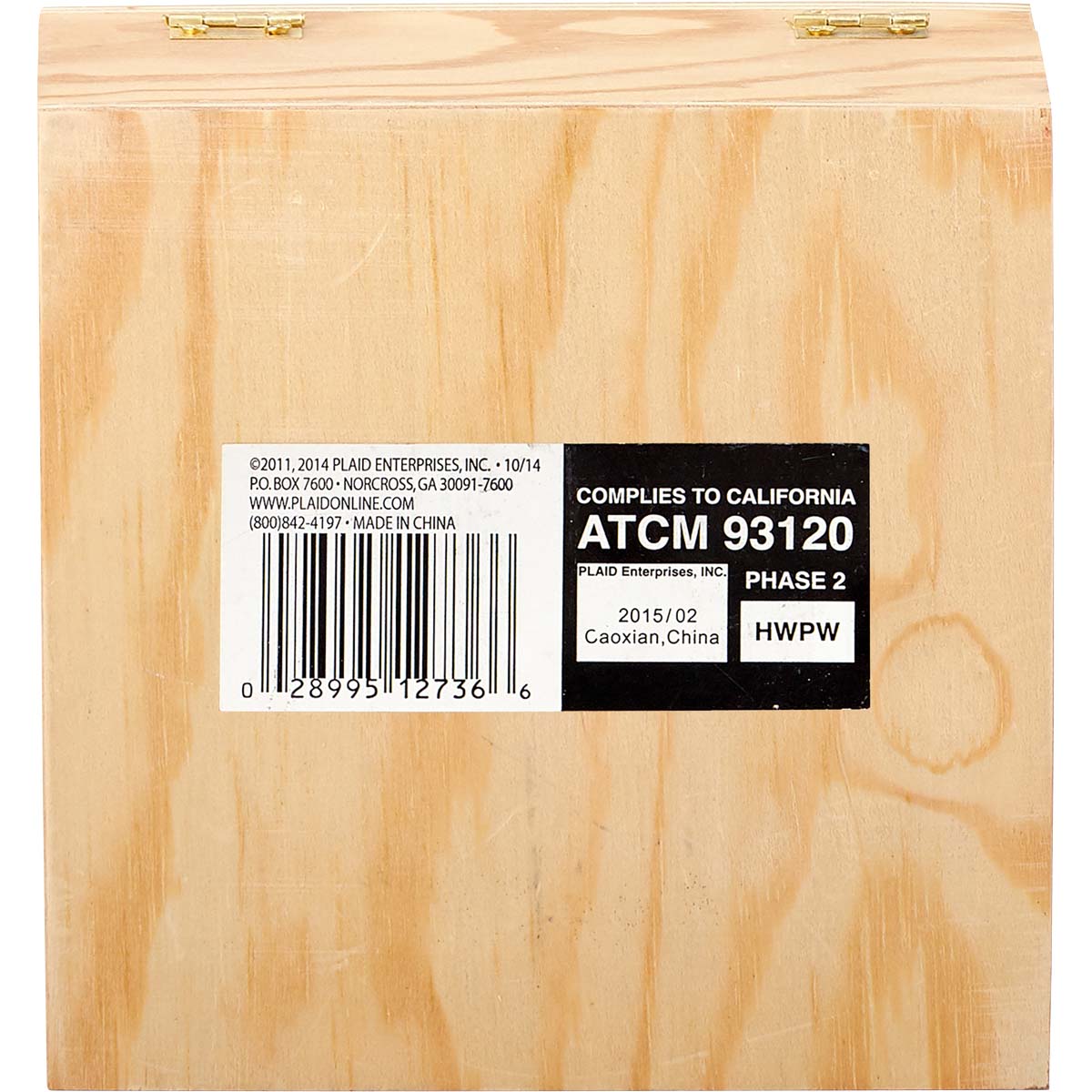Plaid ® Wood Surfaces - Heart Box - 12736