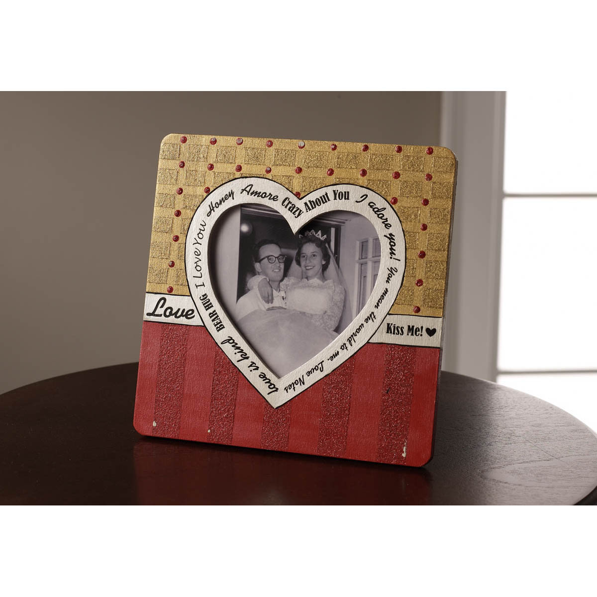 Plaid ® Wood Surfaces - Heart Frame - 97542
