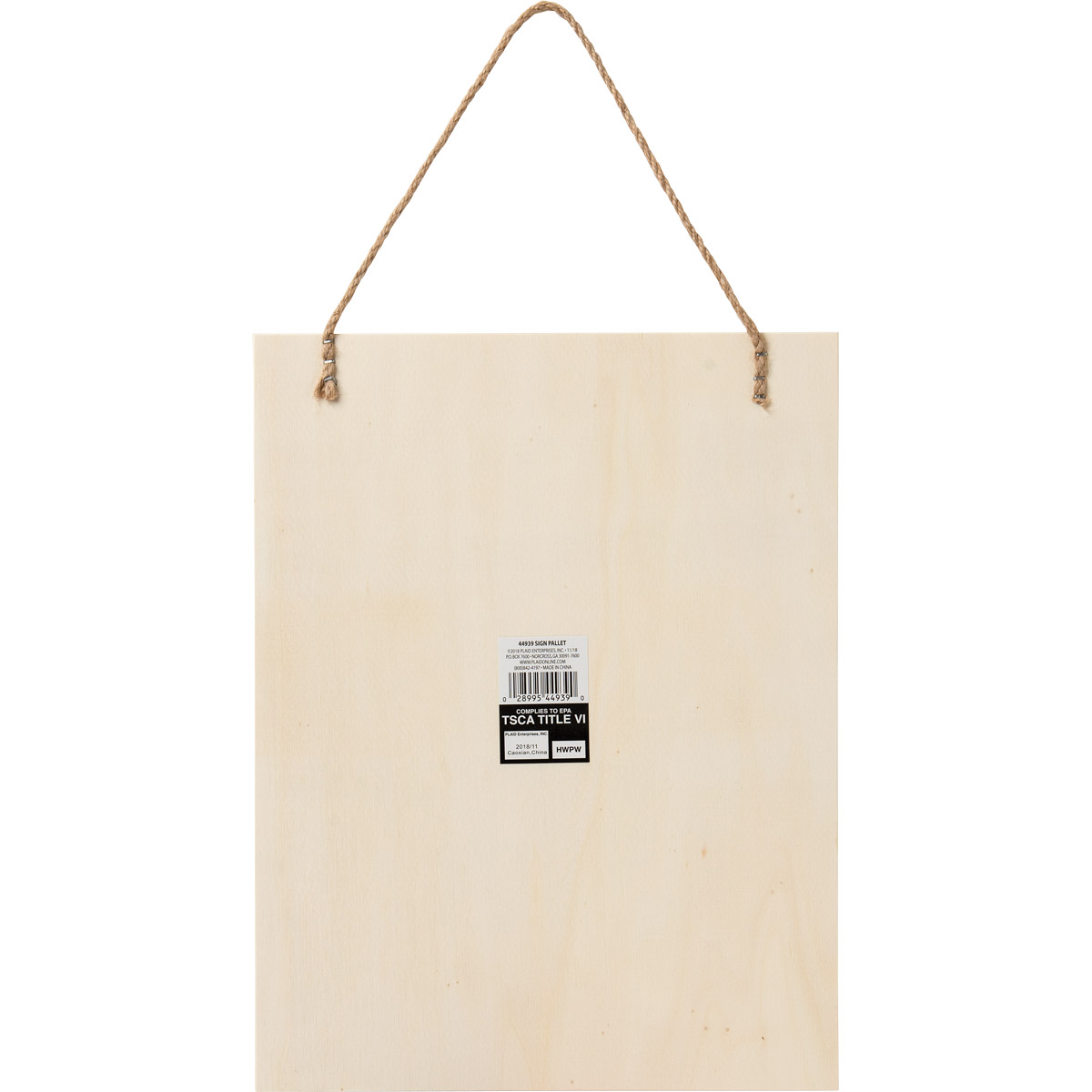 Plaid ® Wood Surfaces - Pallet Sign, 10.25