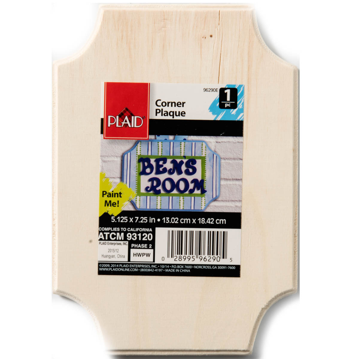 Plaid ® Wood Surfaces - Plaques - Corner - 96290