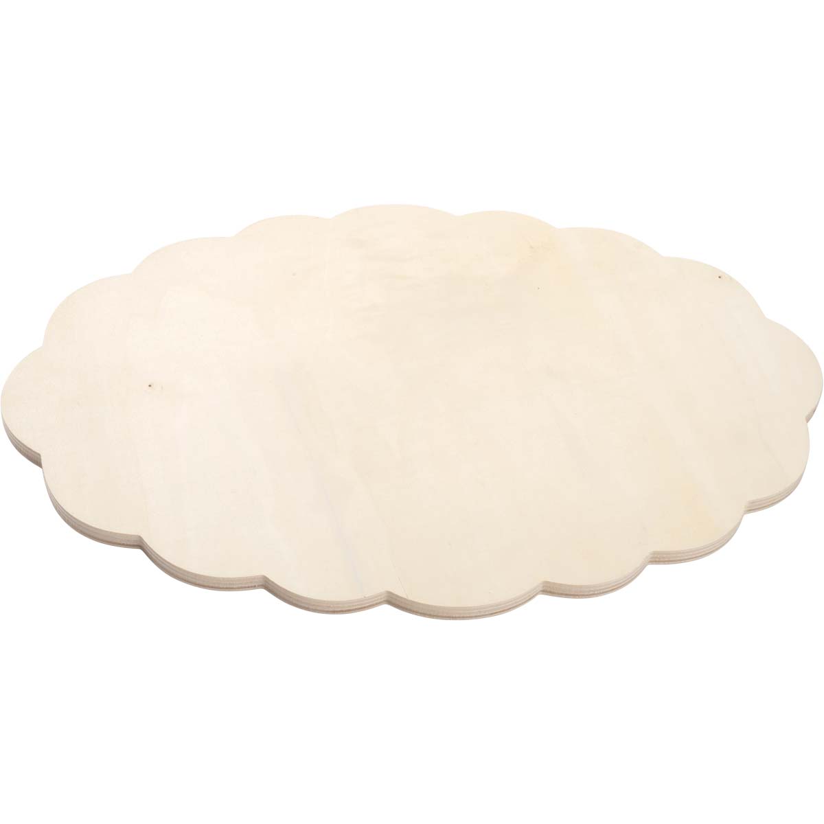 Plaid ® Wood Surfaces - Plaques - Extra Large Oval Scallop - 56690