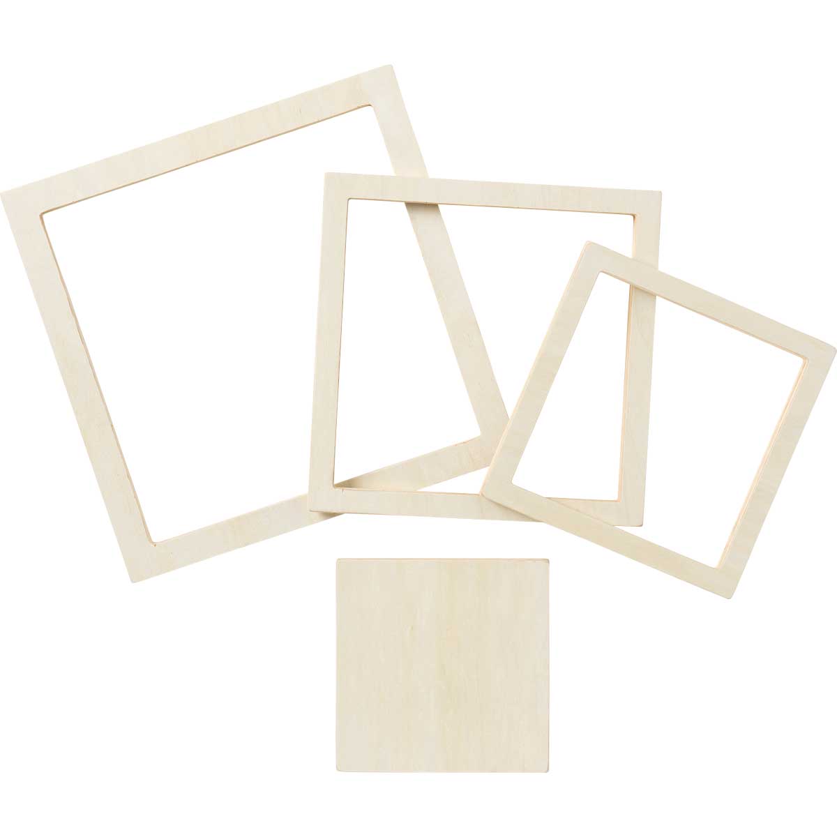 Plaid ® Wood Surfaces - Square Set, 4 piece - 22621E