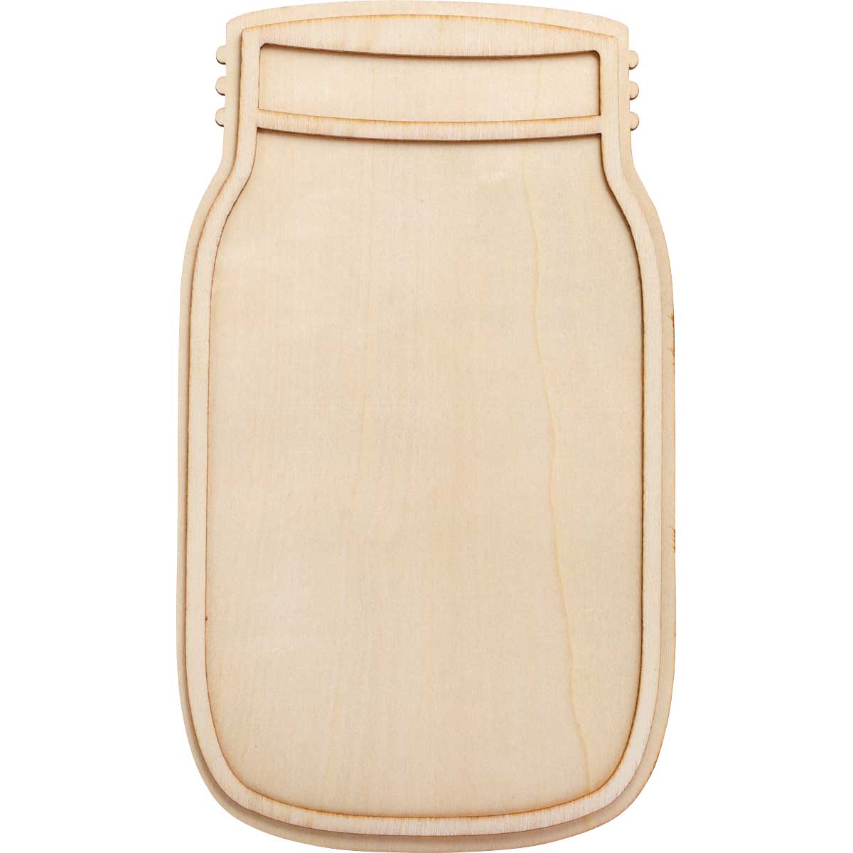 Plaid ® Wood Surfaces - Unpainted Layered Shapes - Mason Jar 10