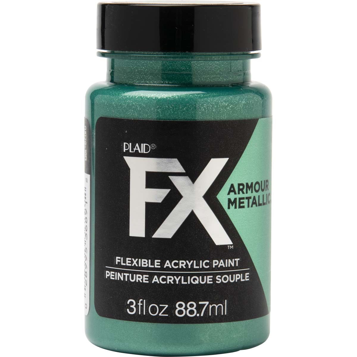 PlaidFX Armour Metal Flexible Acrylic Paint - Emerald, 3 oz. - 36891