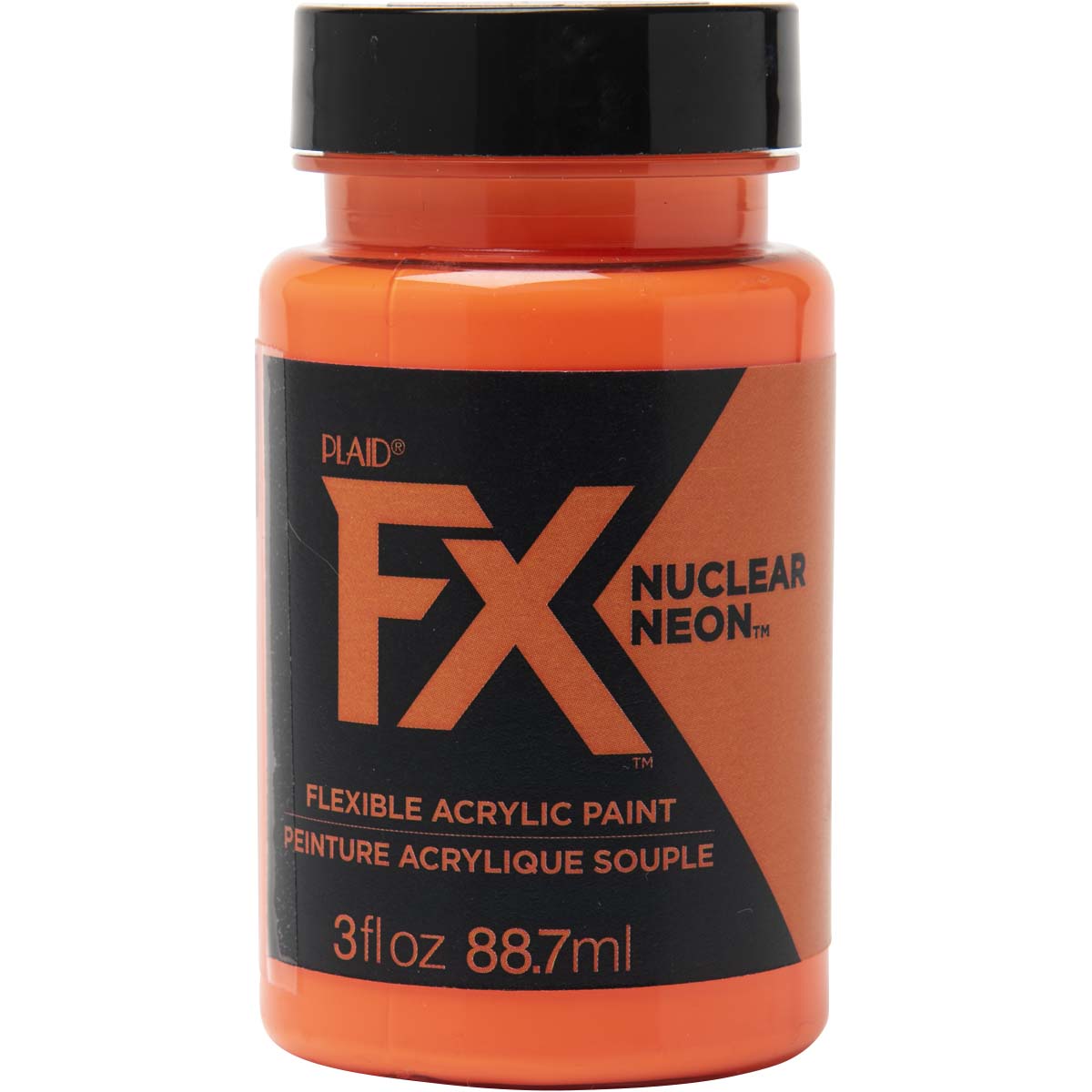 PlaidFX Nuclear Neon Flexible Acrylic Paint - Laser Beam, 3 oz. - 36878
