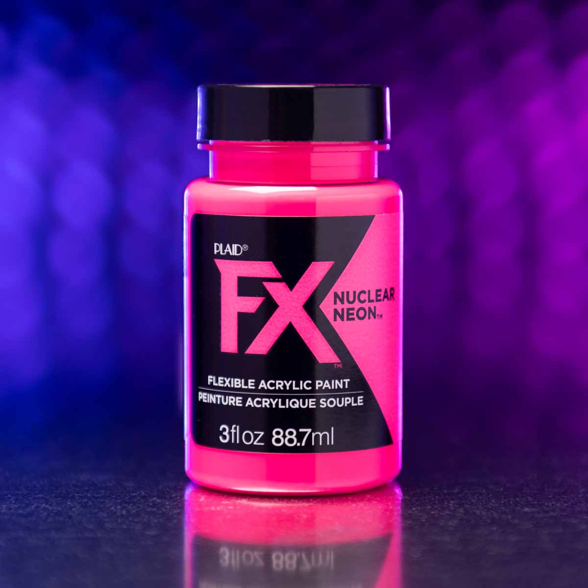 PlaidFX Nuclear Neon Flexible Acrylic Paint Set, 5 pc. - FXNEON5PC