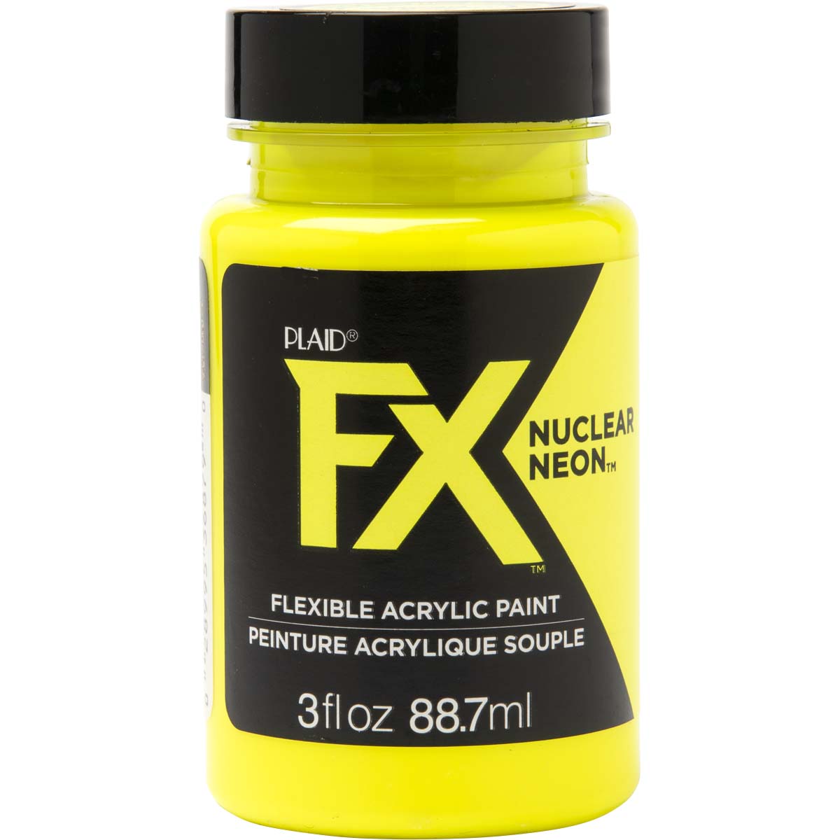 PlaidFX Nuclear Neon Flexible Acrylic Paint - Shocker, 3 oz. - 36879