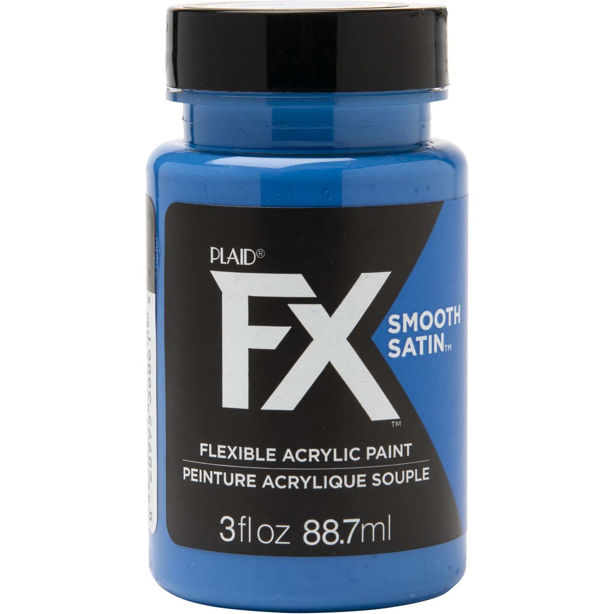 PlaidFX Smooth Satin Flexible Acrylic Paint - Beta Blue, 3 oz. - 36861