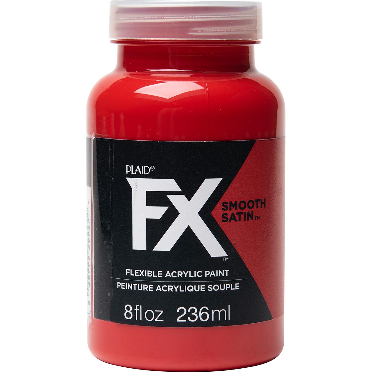 PlaidFX Smooth Satin Flexible Acrylic Paint - Pyro, 8 oz. - 36925