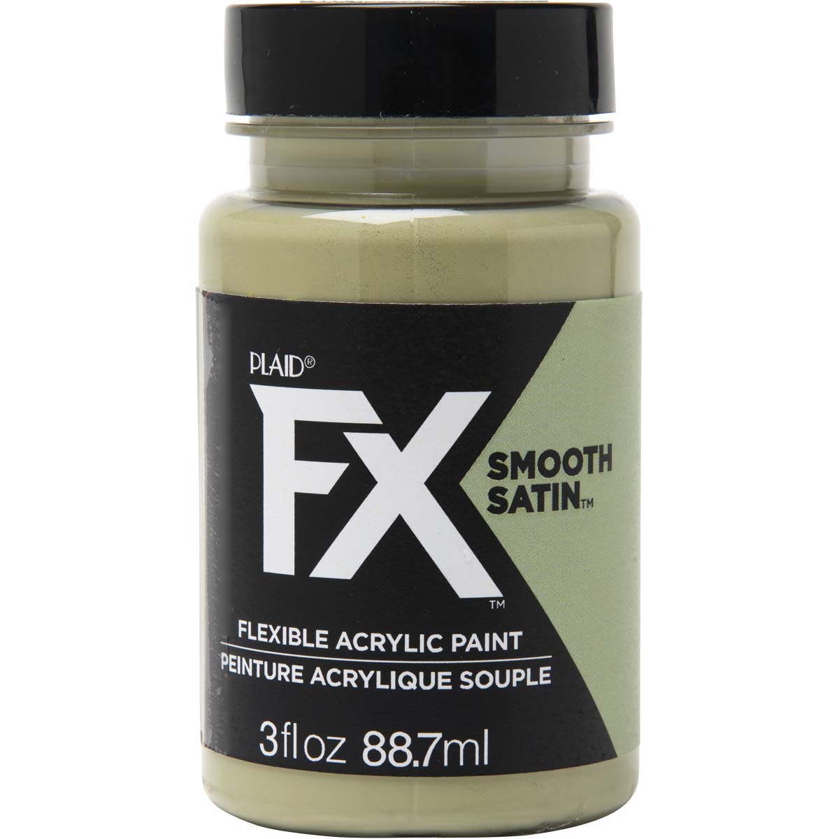 PlaidFX Smooth Satin Flexible Acrylic Paint - Swamp Gas, 3 oz. - 36851