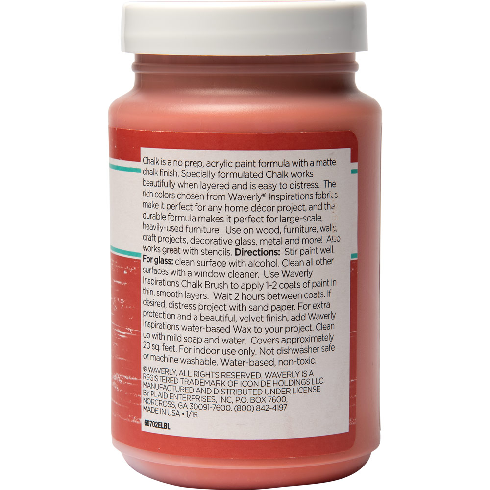 Waverly ® Inspirations Chalk Acrylic Paint - Rhubarb, 8 oz. - 60702E
