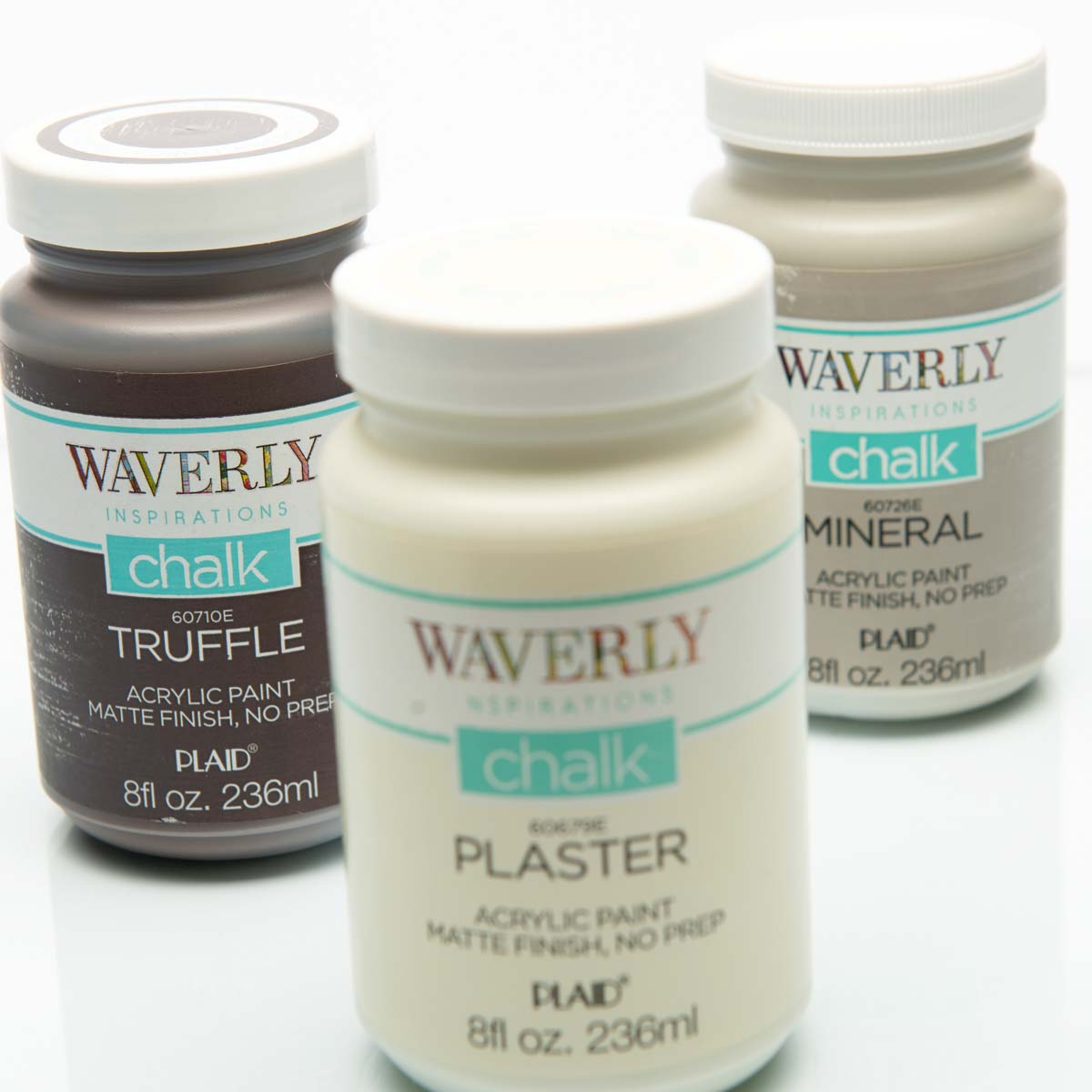 Waverly ® Inspirations Chalk Finish Acrylic Paint Set - Grays, 3 pc. - 13406