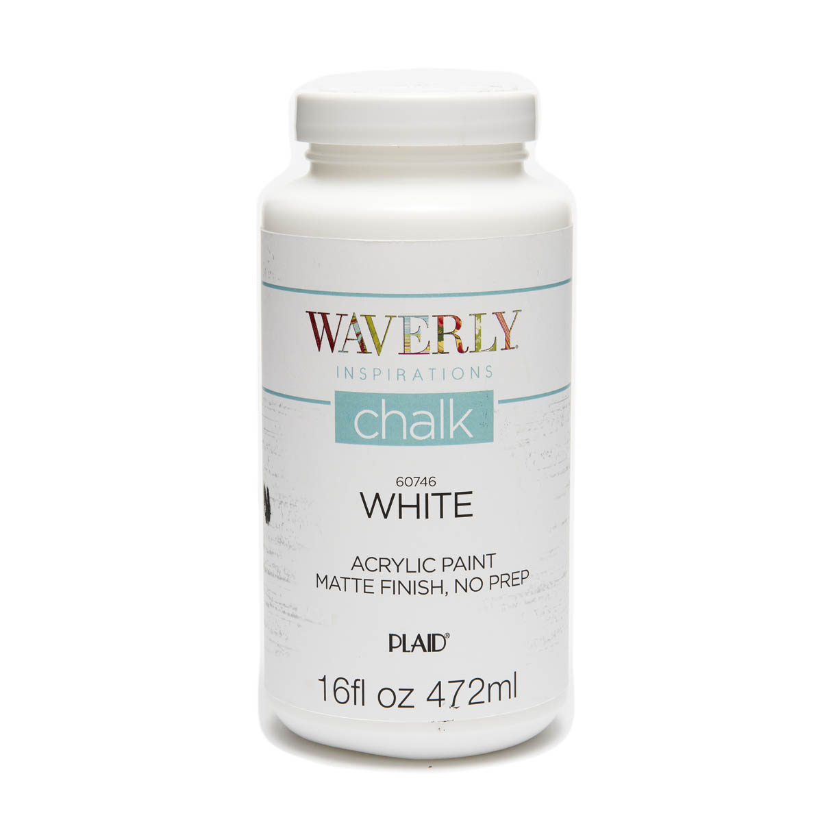 Waverly ® Inspirations Chalk Finish Acrylic Paint - White, 16 oz. - 60746E