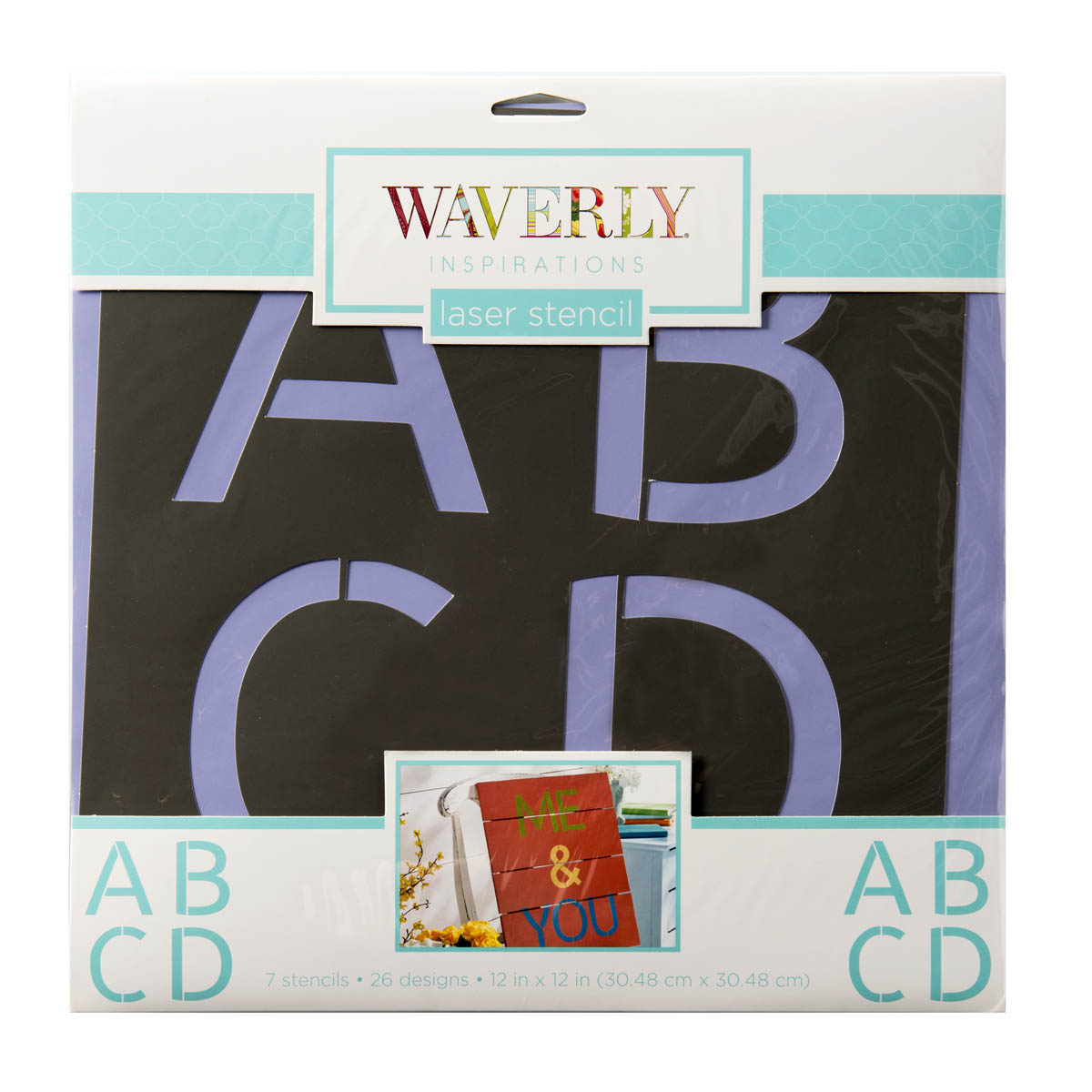Waverly ® Inspirations Stencils - Decor - Alpha Basic, 12