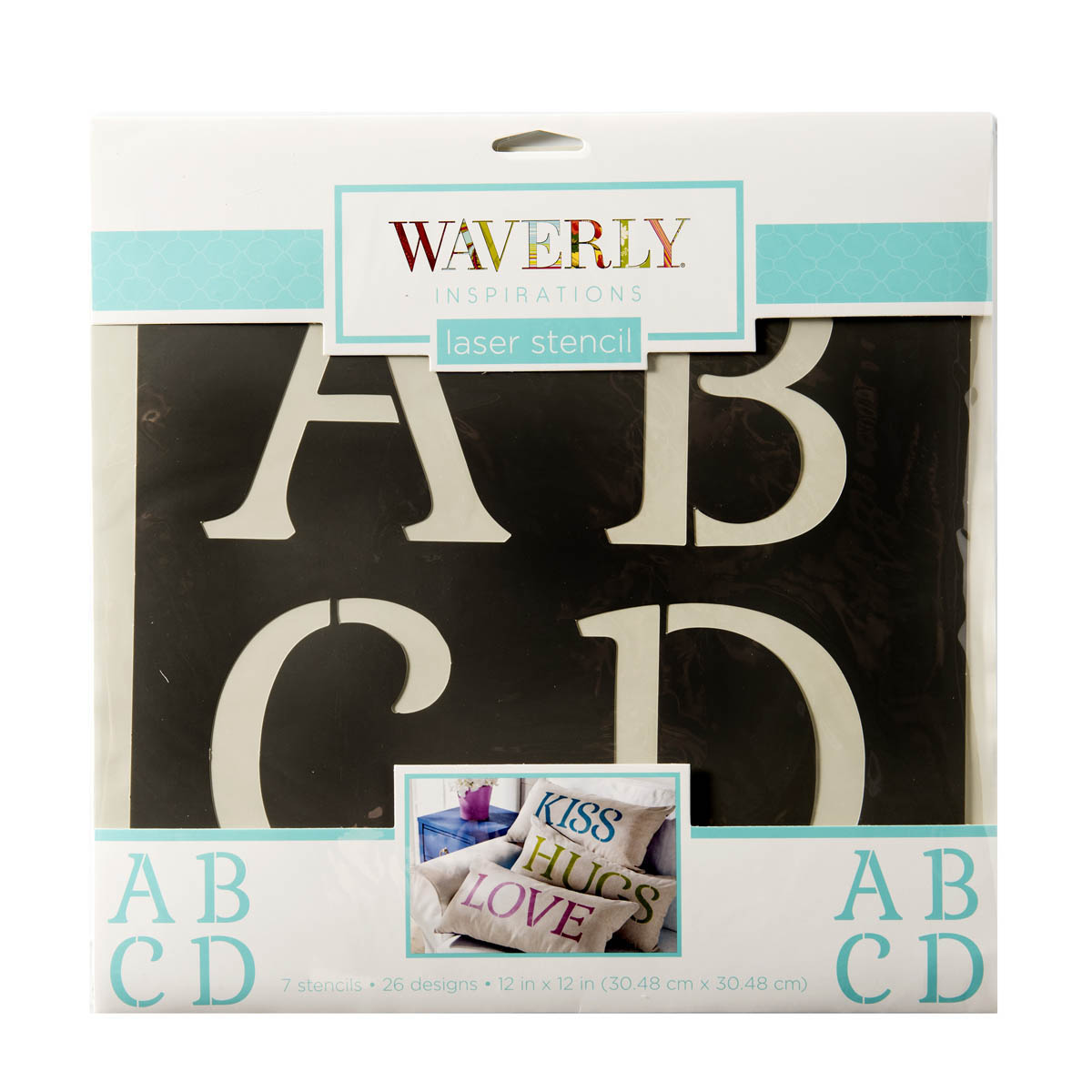 Waverly ® Inspirations Stencils - Decor - Alpha Serif, 12
