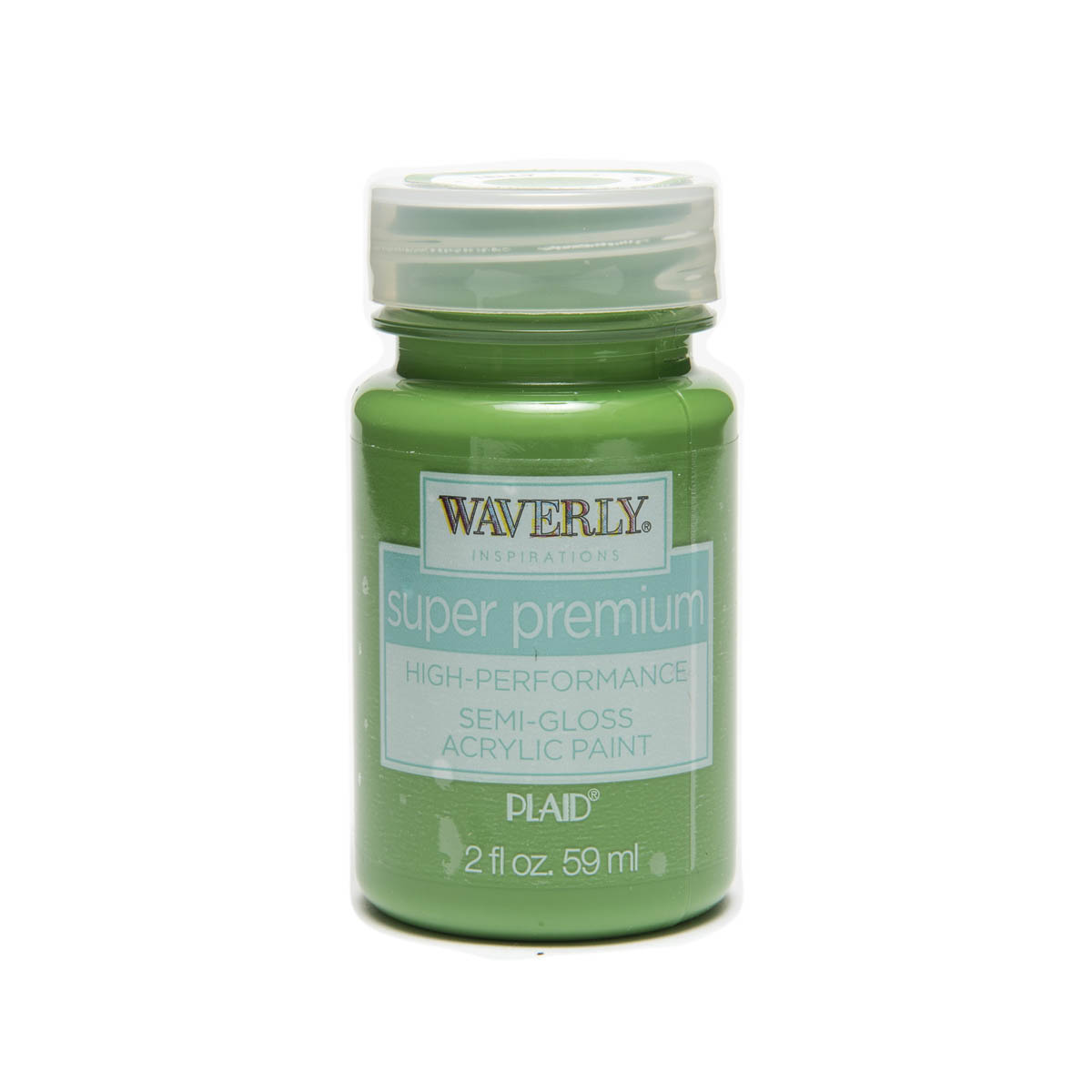 Waverly ® Inspirations Super Premium Semi-Gloss Acrylic Paint - Kelly, 2 oz. - 60627E