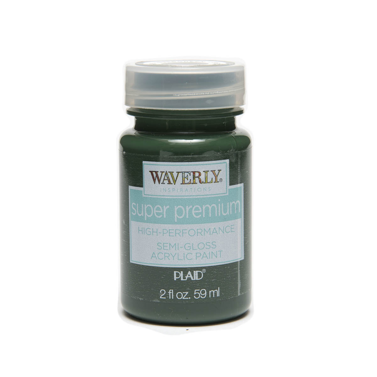 Waverly ® Inspirations Super Premium Semi-Gloss Acrylic Paint - Evergreen, 2 oz. - 60630E