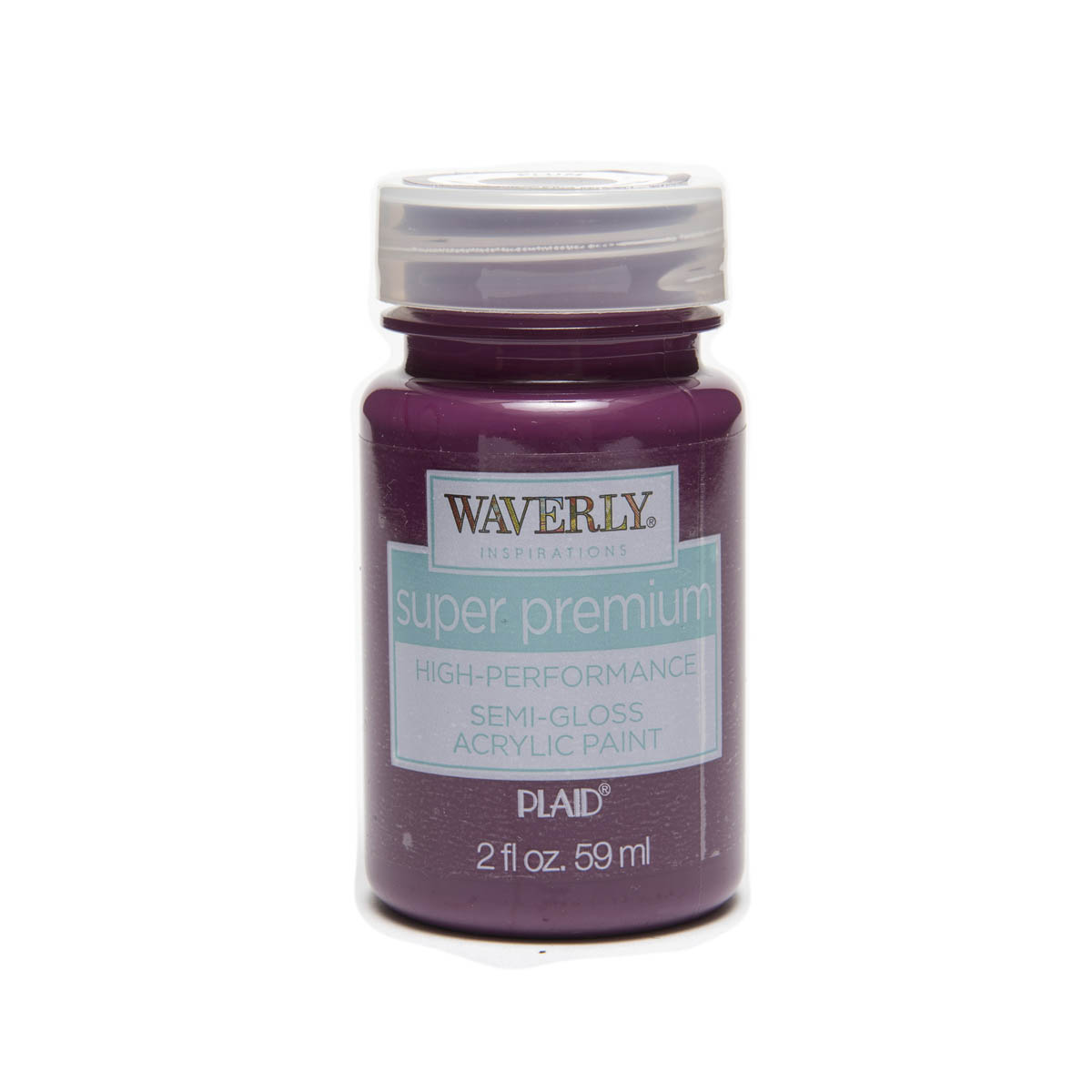 Waverly ® Inspirations Super Premium Semi-Gloss Acrylic Paint - Plum, 2 oz. - 60647E