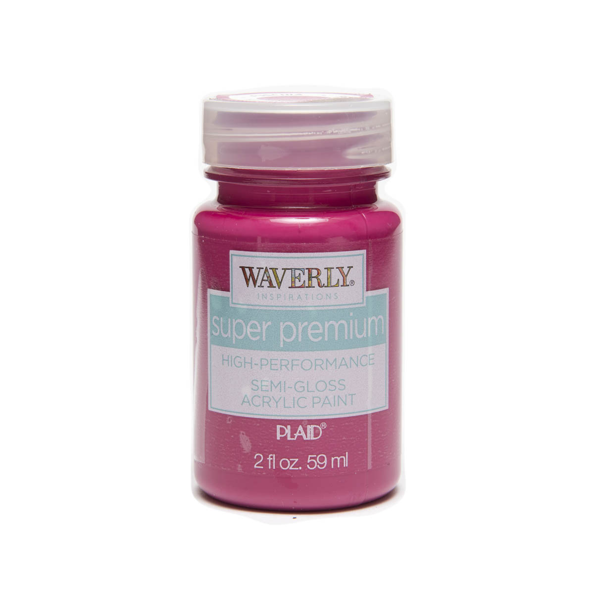 Waverly ® Inspirations Super Premium Semi-Gloss Acrylic Paint - Fuchsia, 2 oz. - 60605E