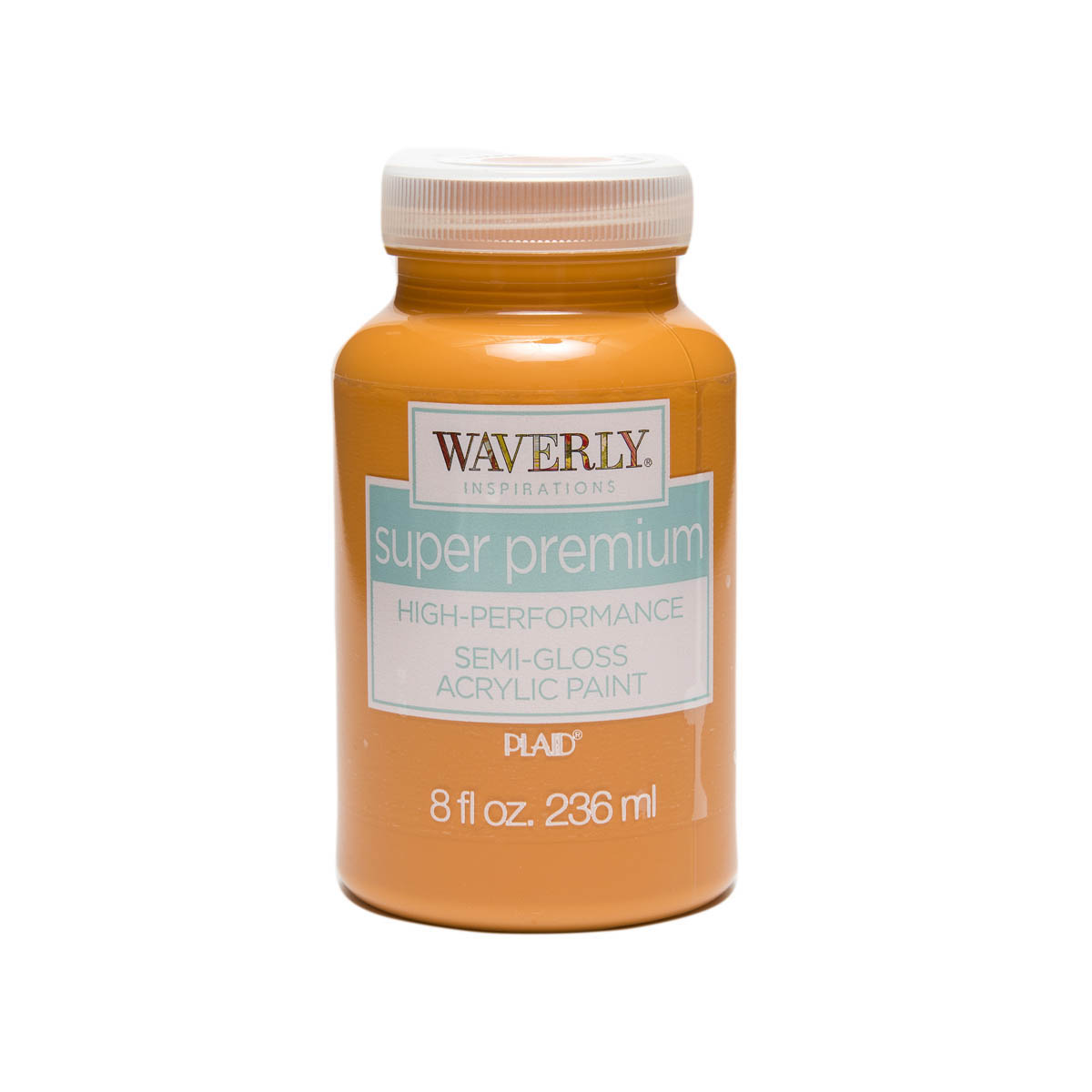 Waverly ® Inspirations Super Premium Semi-Gloss Acrylic Paint - Pumpkin, 8 oz. - 60909E