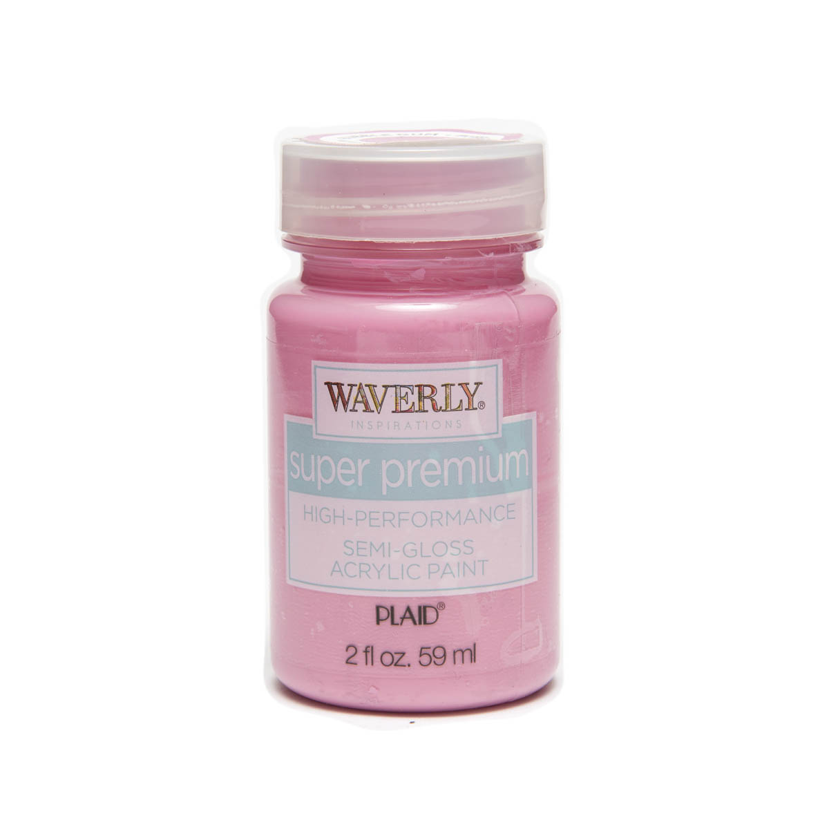 Waverly ® Inspirations Super Premium Semi-Gloss Acrylic Paint - Bubble Gum, 2 oz. - 60607E