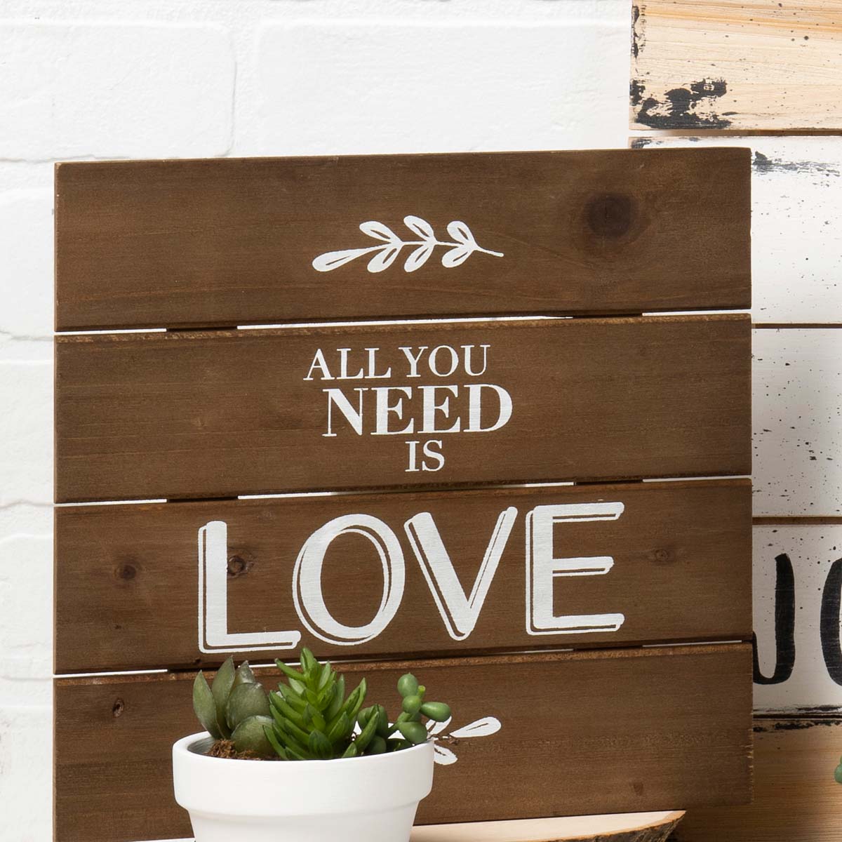 All You Need is Love Wood Pallet Sign