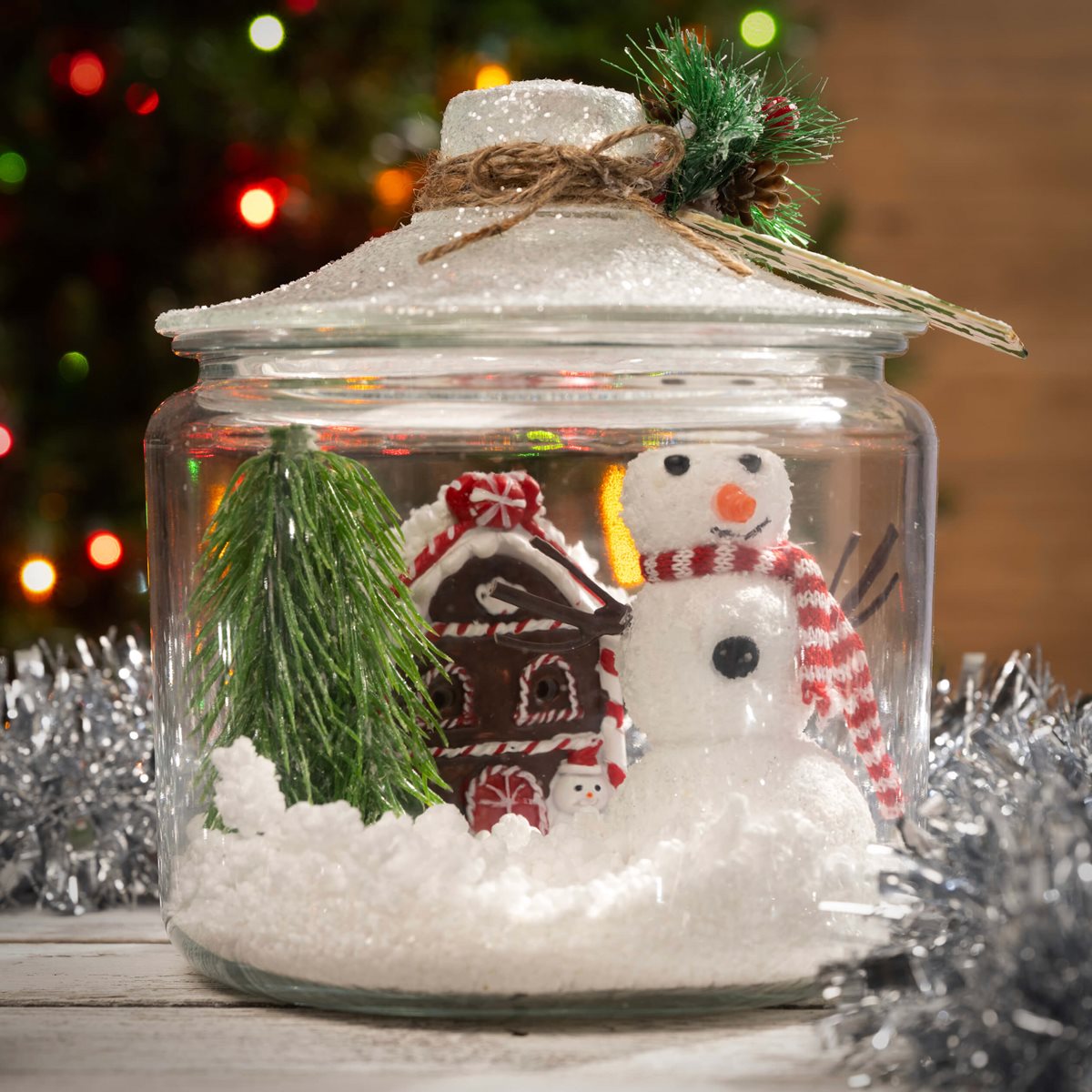 Cookie Jar Snow Globe