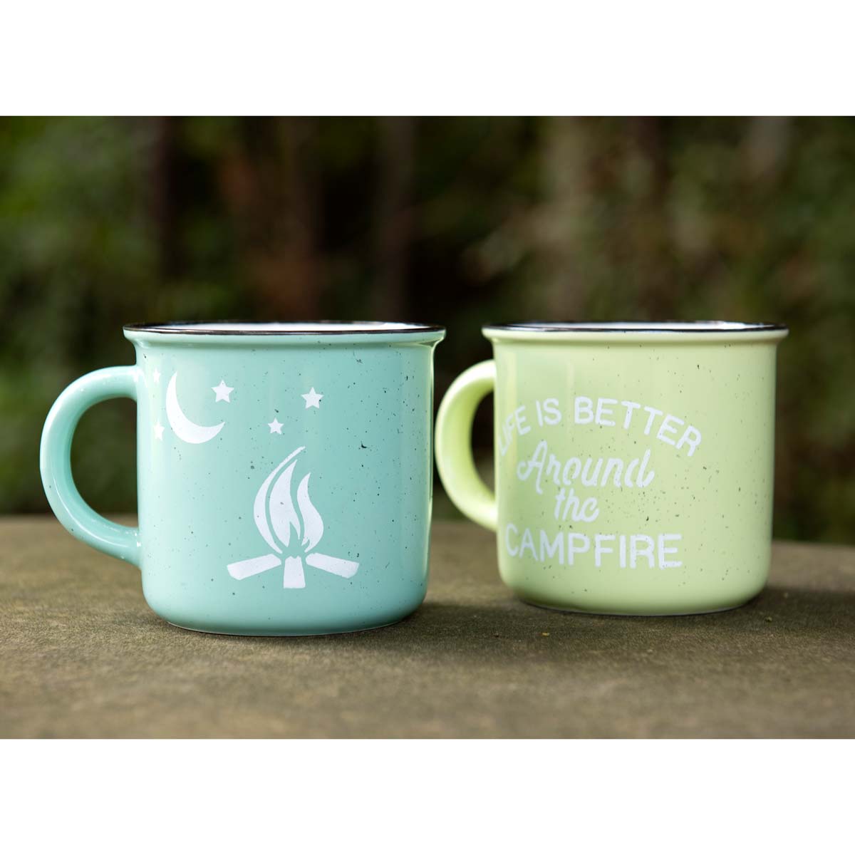 DIY Campfire Craft - Retro Mugs