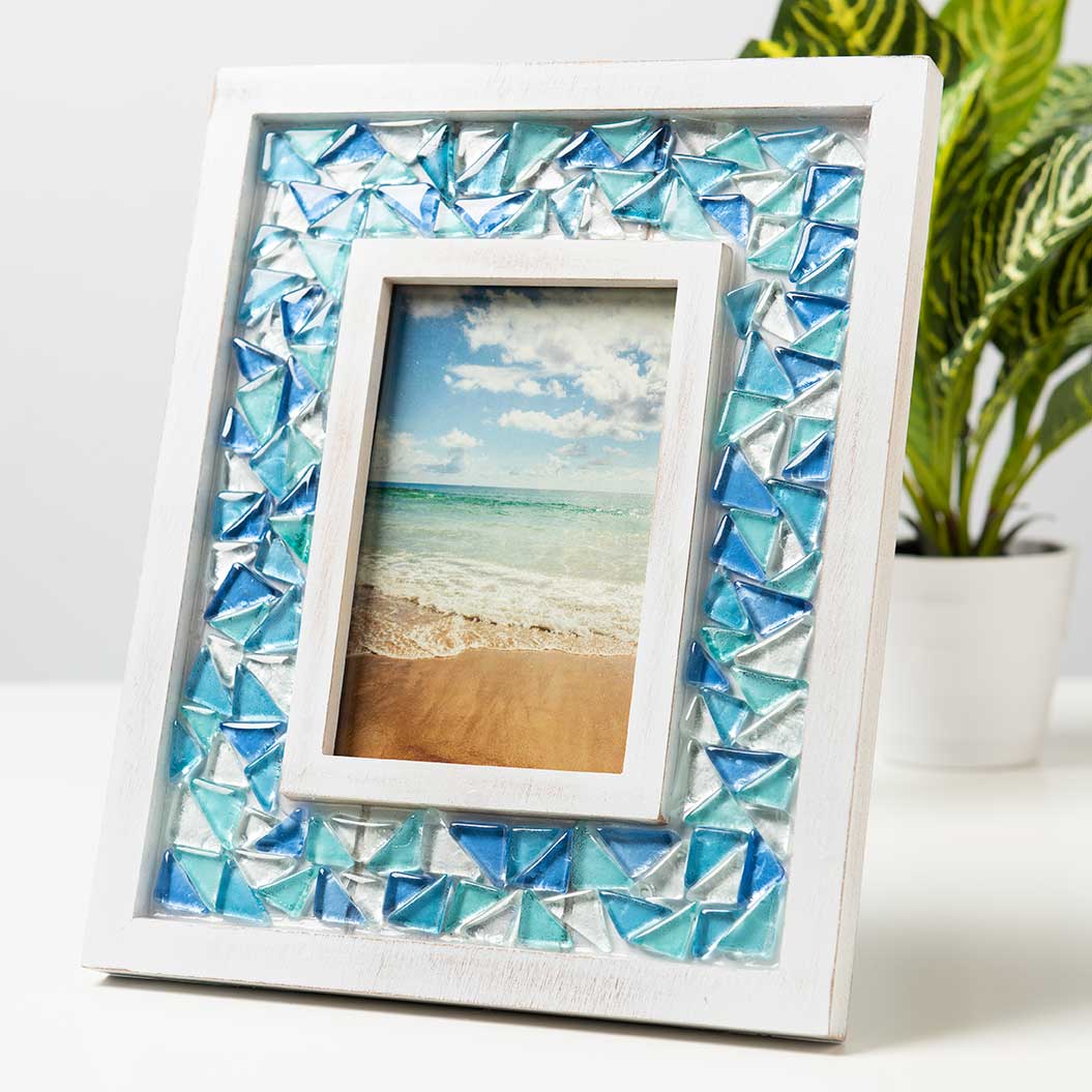 DIY Mosaic Picture Frame