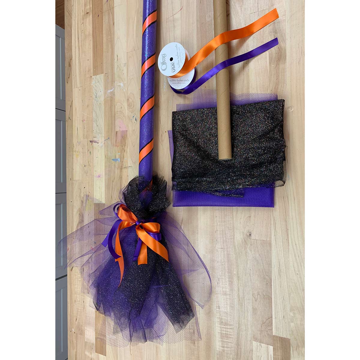 DIY Witch Costume Broom