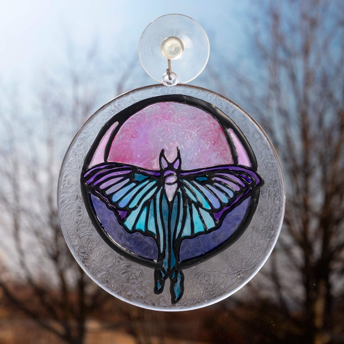Ethereal Moth Suncatcher