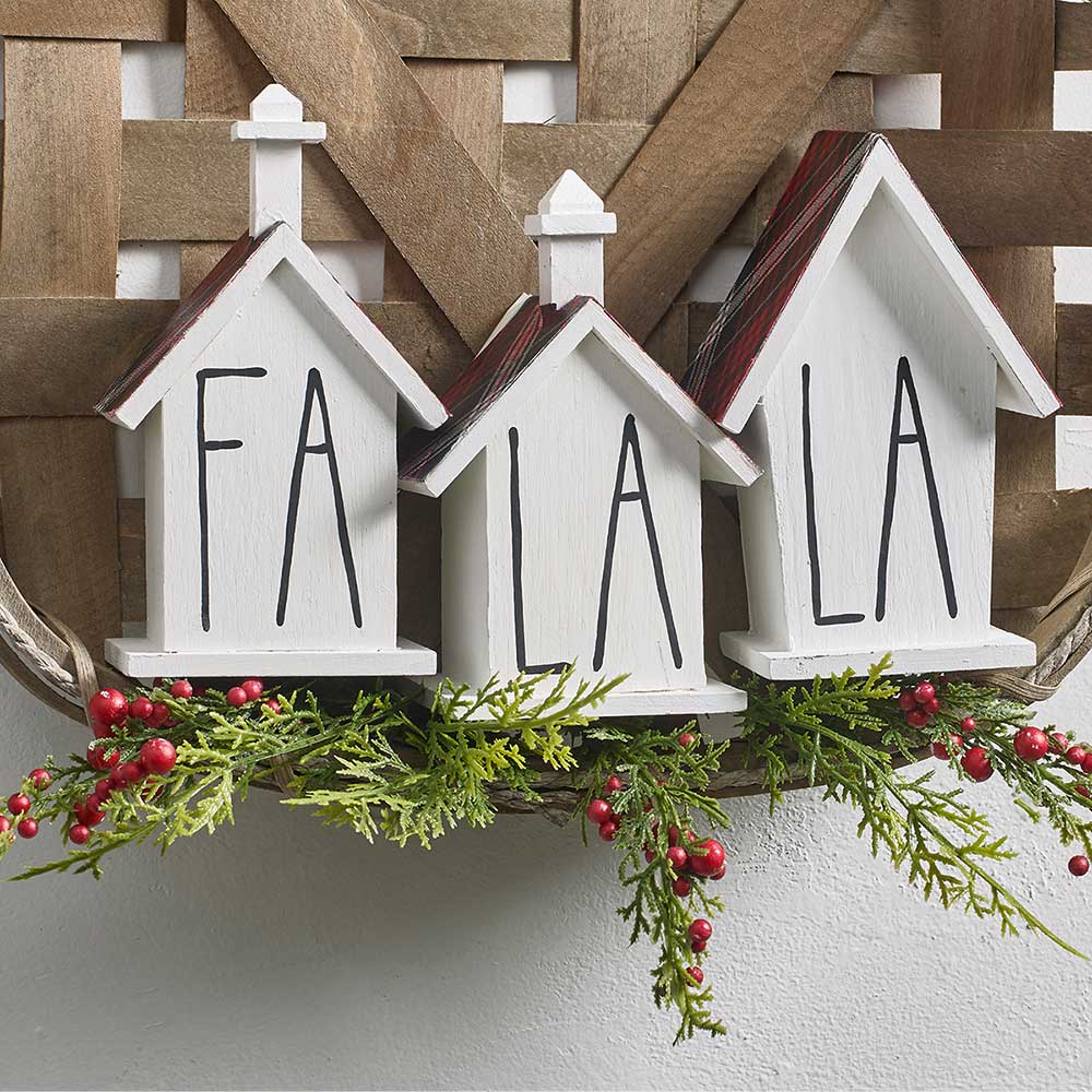 Farmhouse Fa La La Holiday Decor DIY