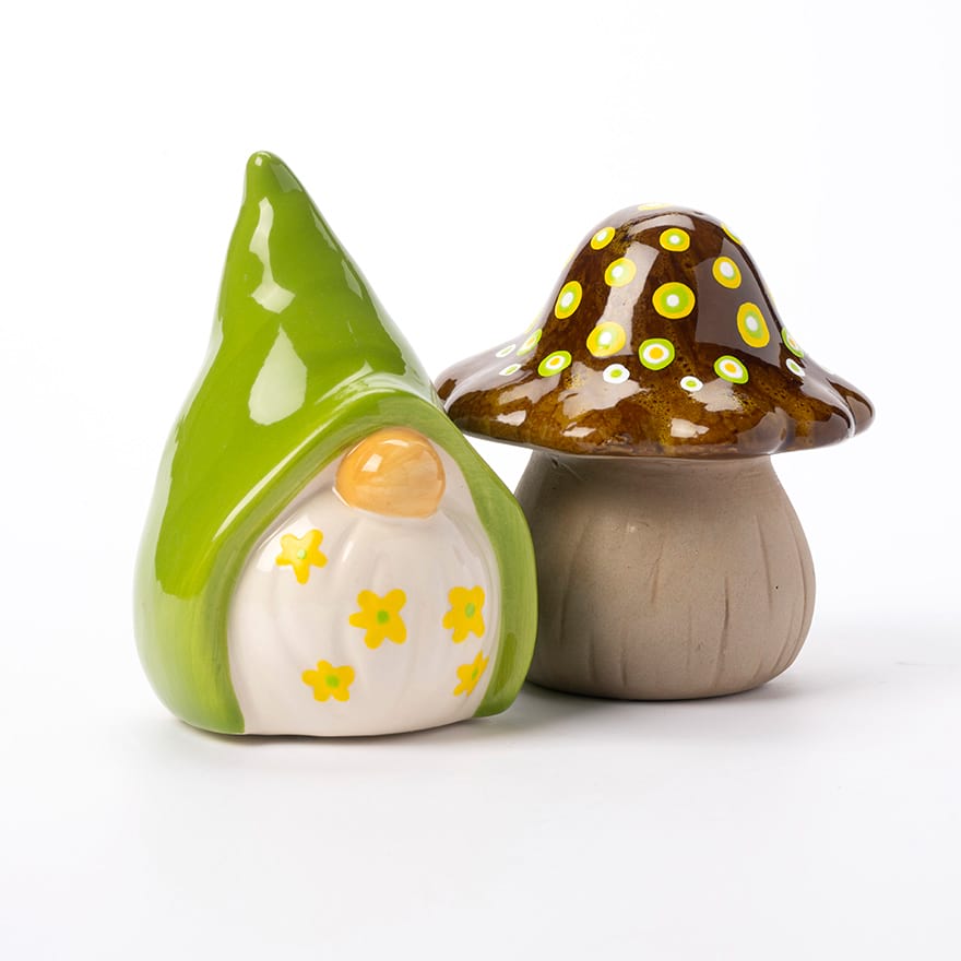 FolkArt Dots Mushroom and Gnome