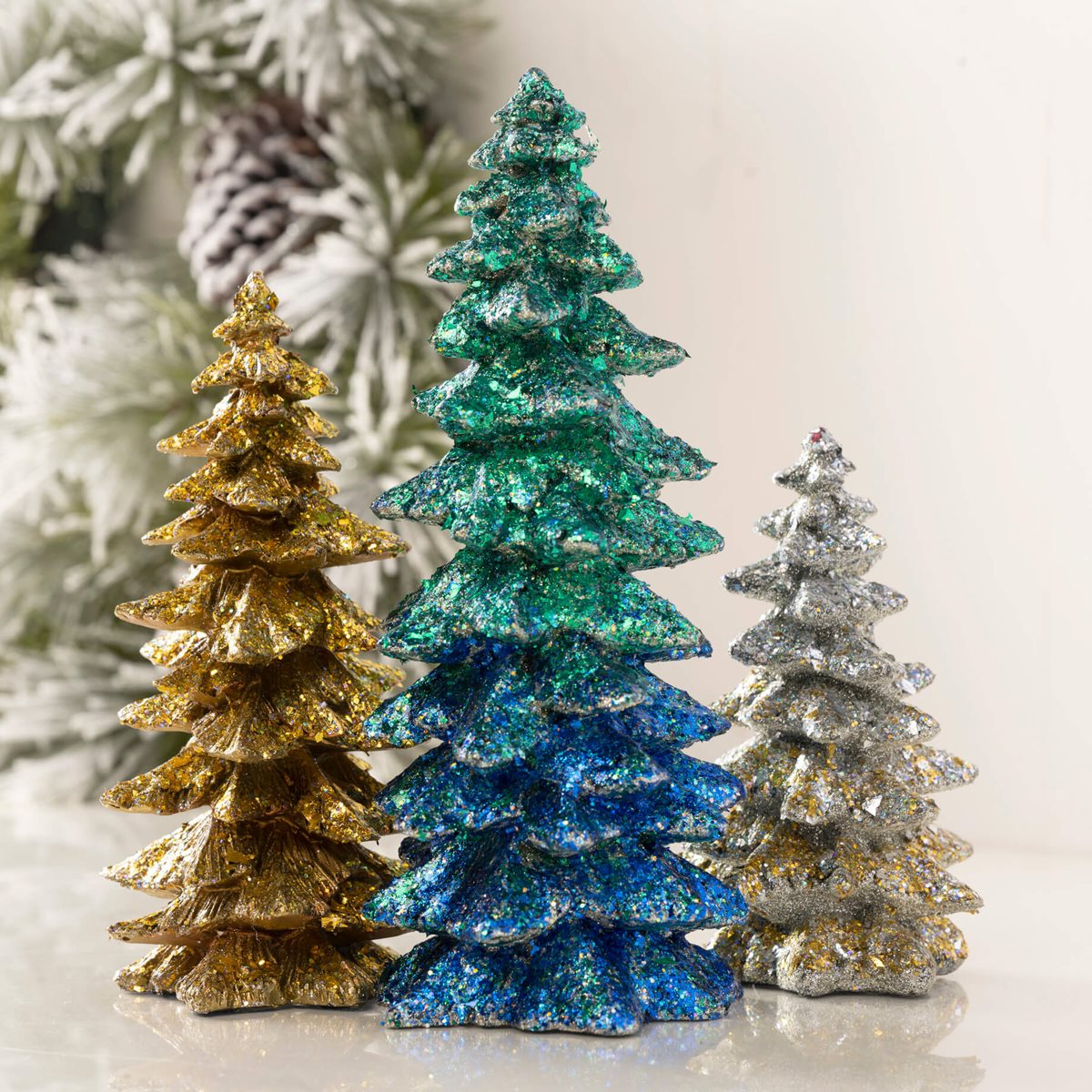 FolkArt Glitterific Holiday Trees