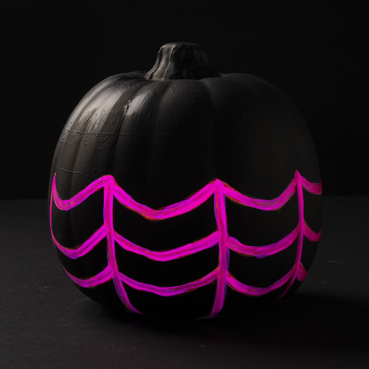 FolkArt Neon Blacklight Pumpkins