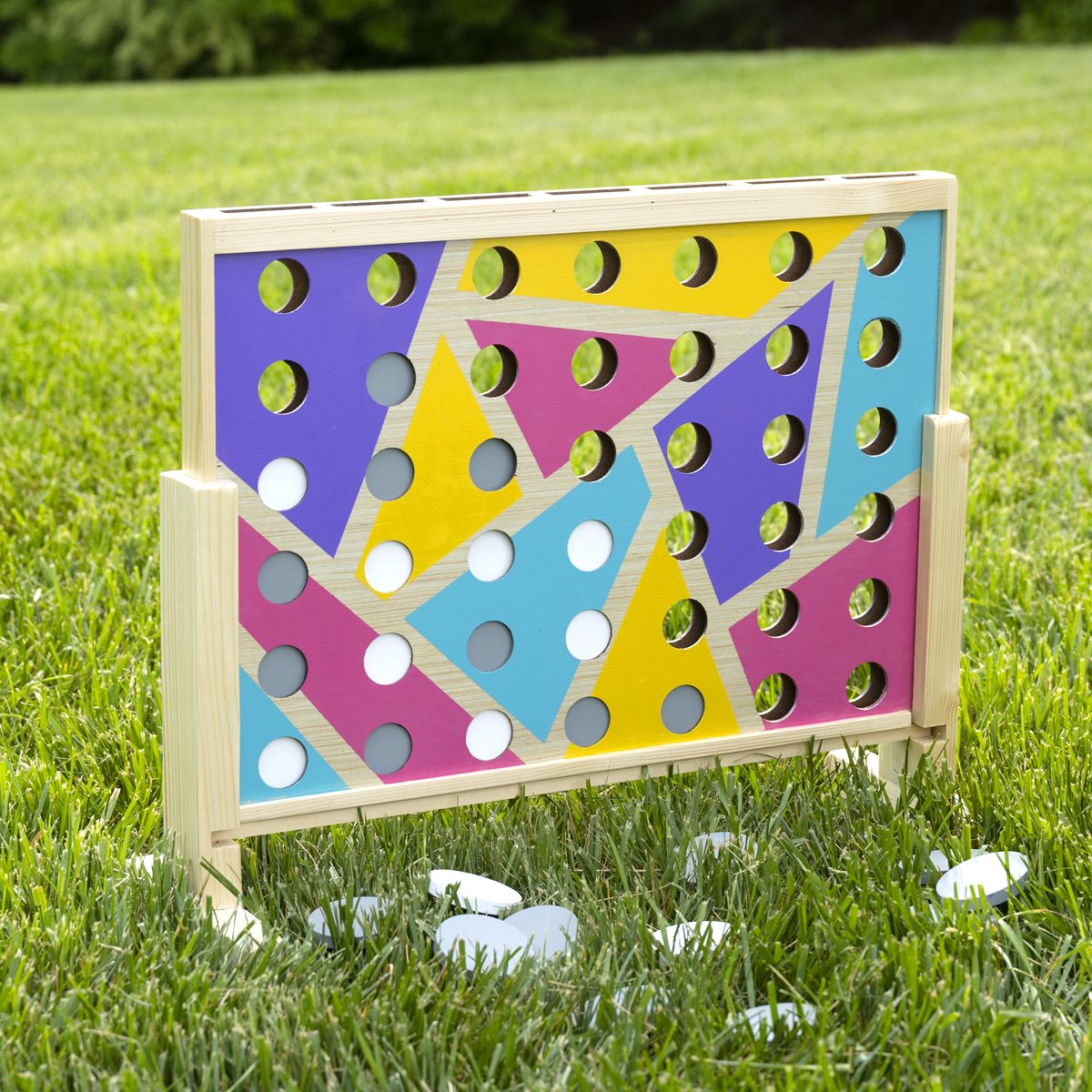 Giant Vertical Lawn Checkers