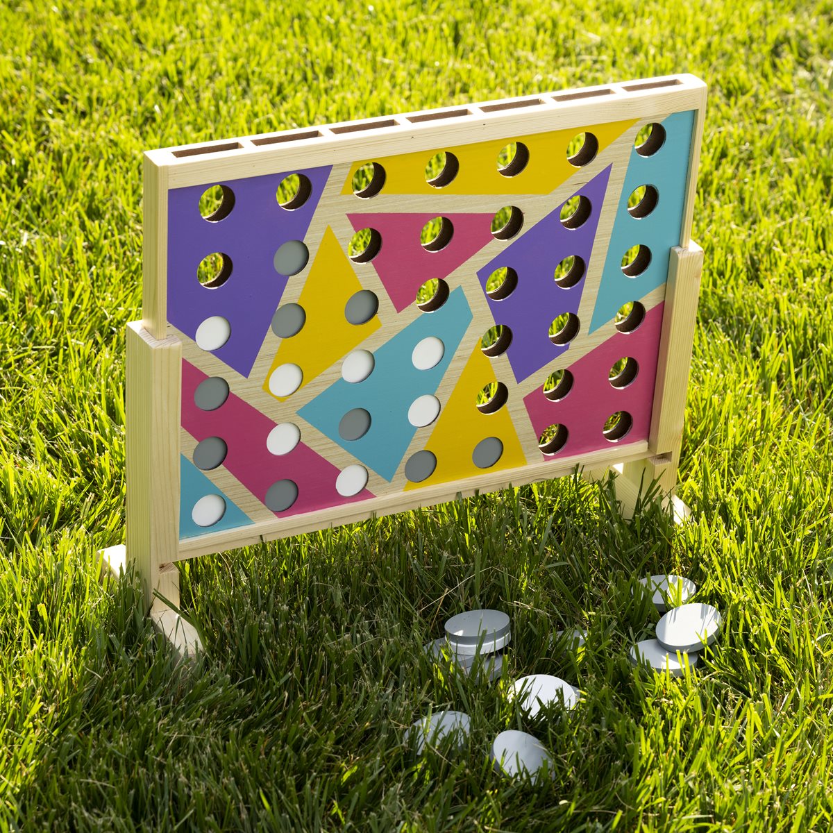 Giant Vertical Lawn Checkers