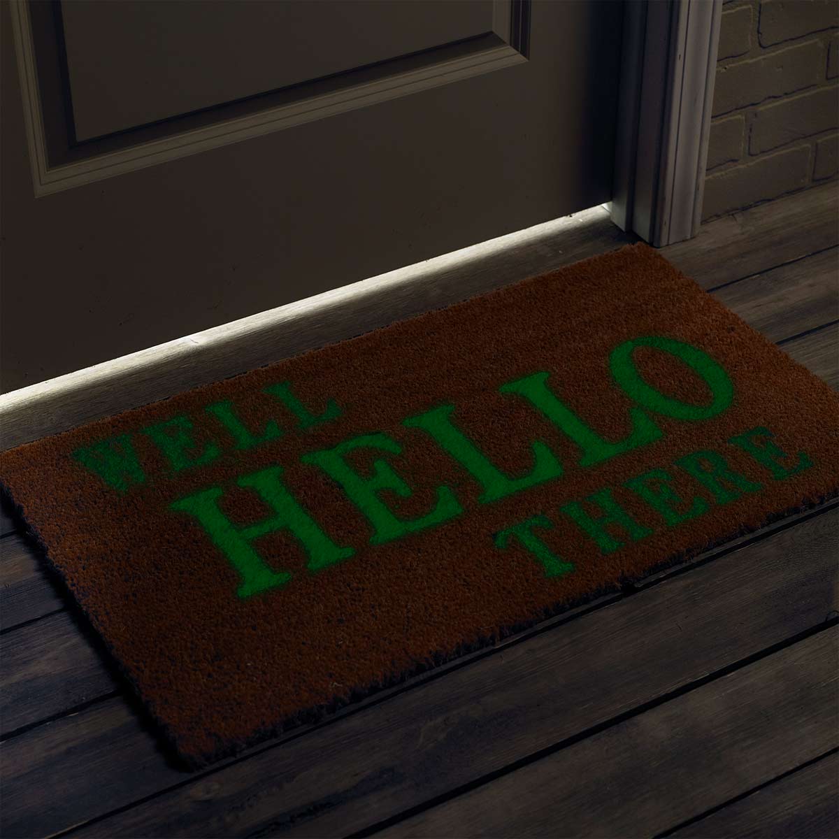 Glow-in-the-Dark Welcome Mat