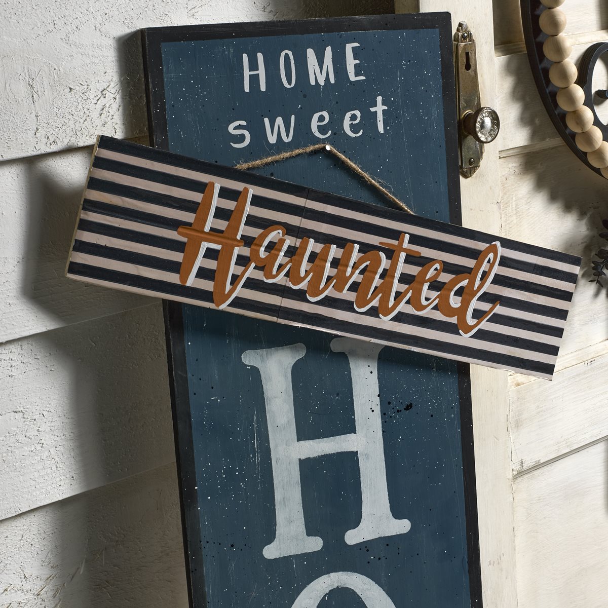 Haunted Home Porch Sign