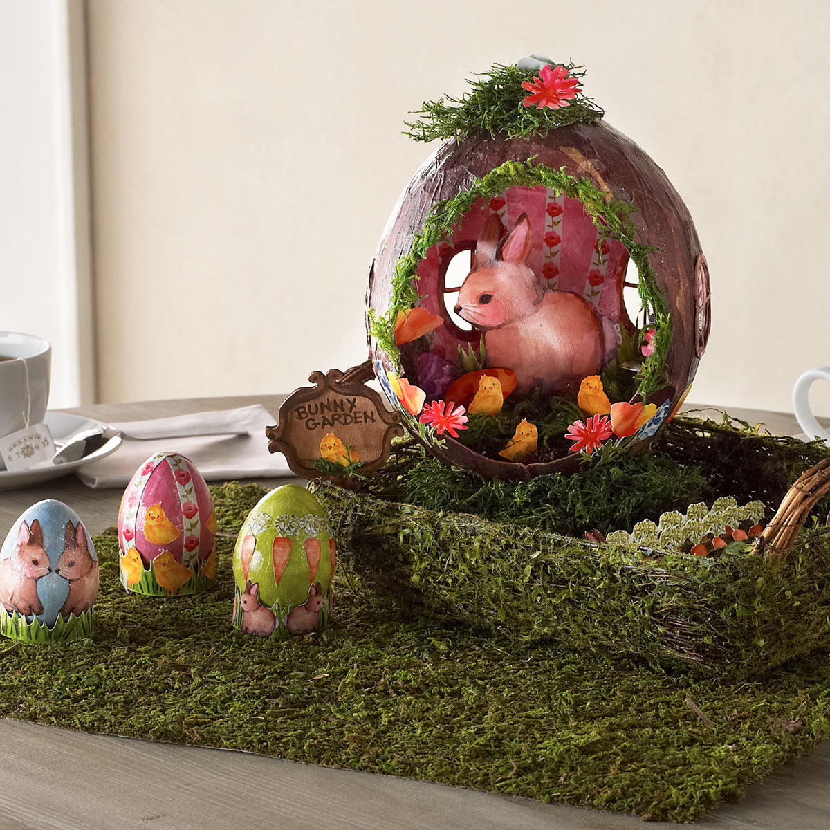 Mod Podge Easter Project: Bunny Garden