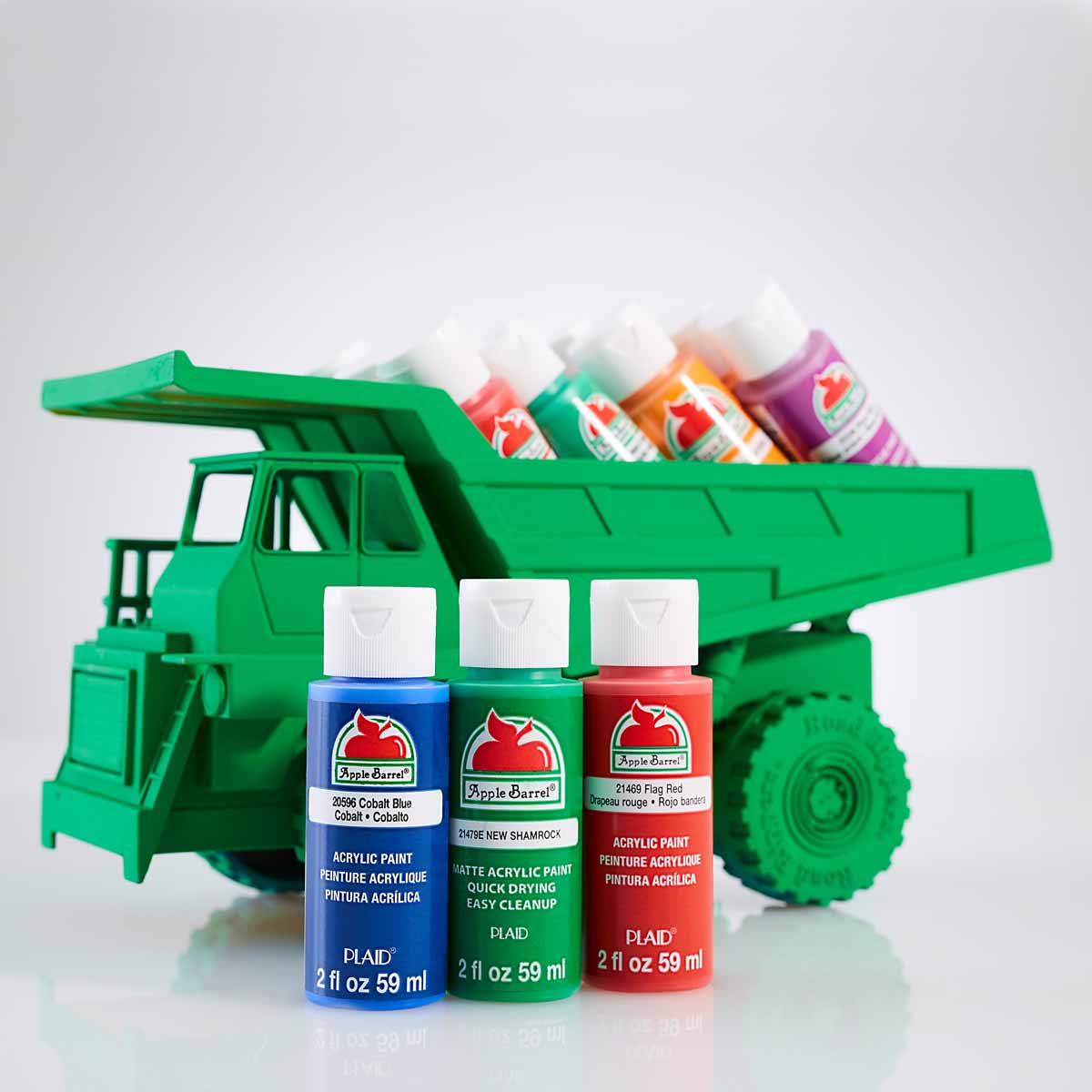 Painted Toy Trucks
