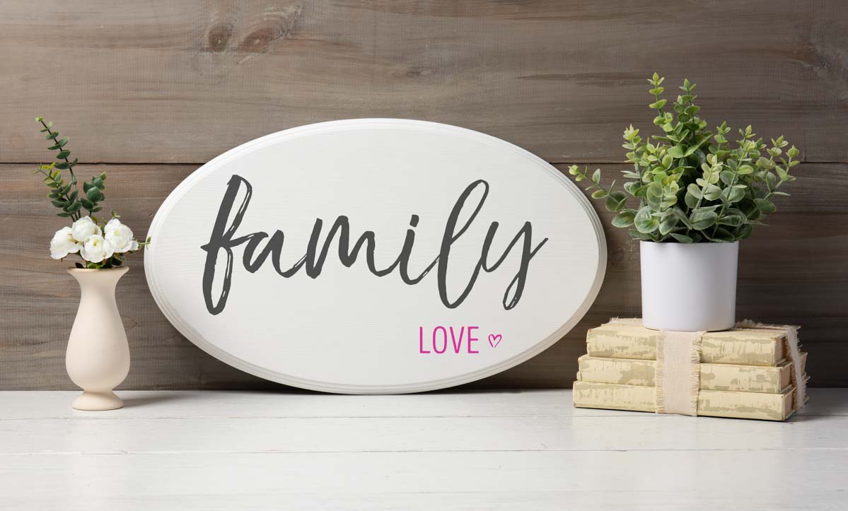 Family Love DIY Sign