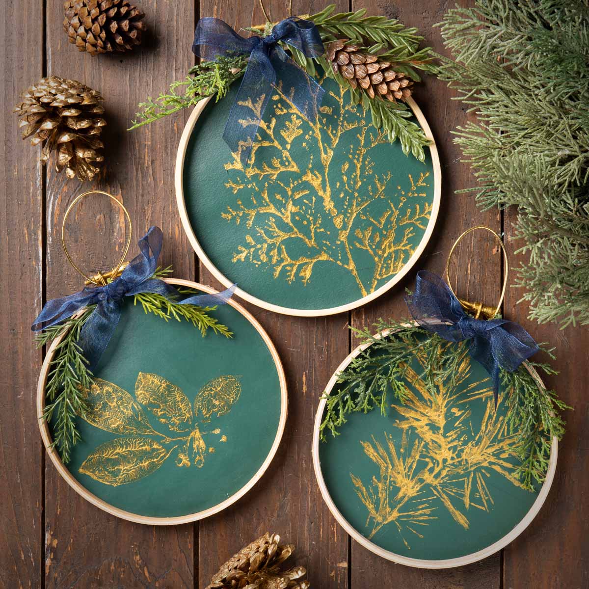 Pressed Branches Ornaments