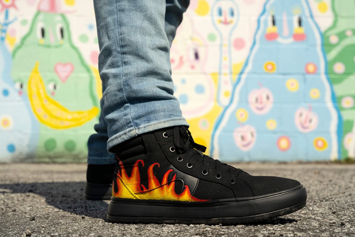 Kicks Studio Scorching Hot Flame Shoes