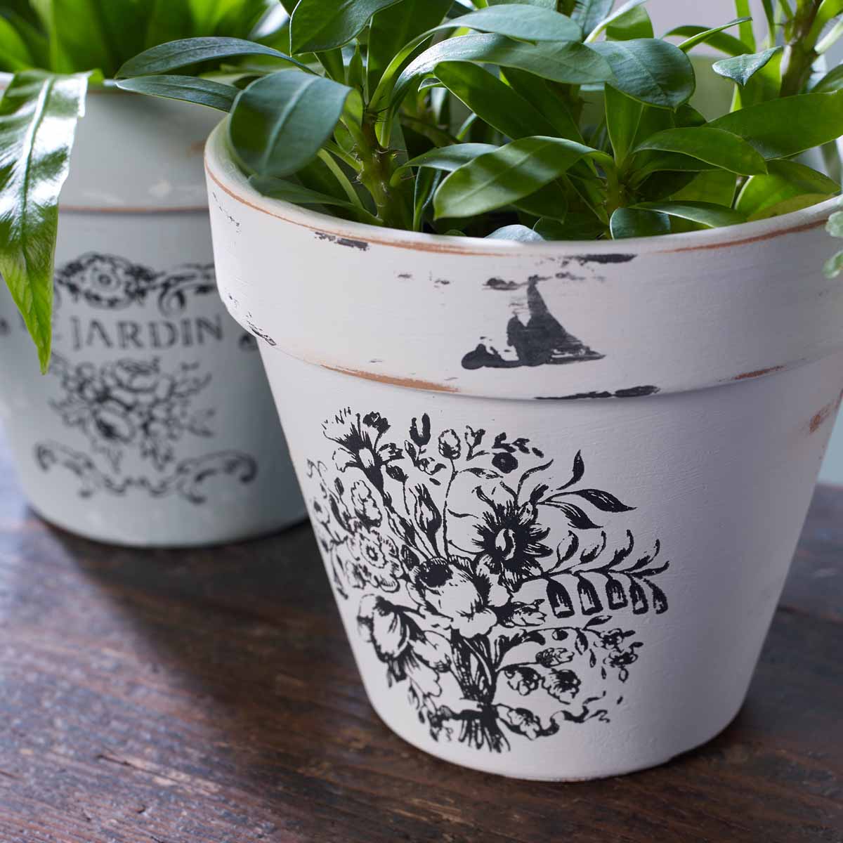 Silkscreen Garden Pots