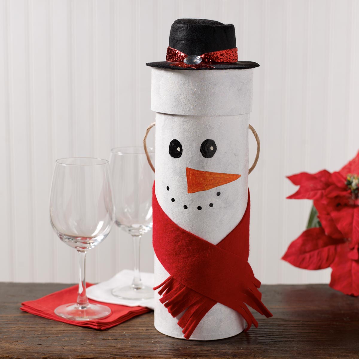 Snowman Wine Gift Box