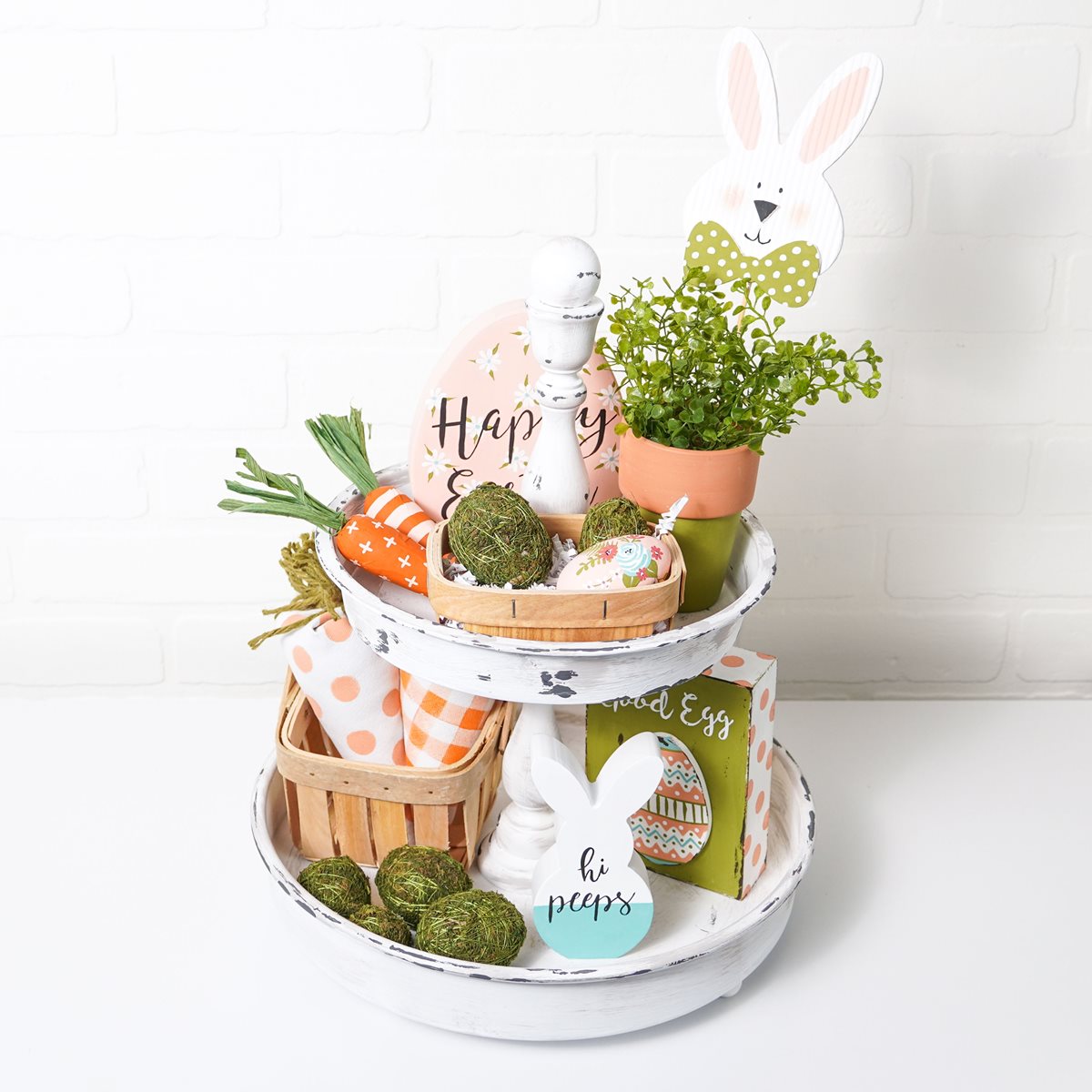 Spring Two Tiered Tray