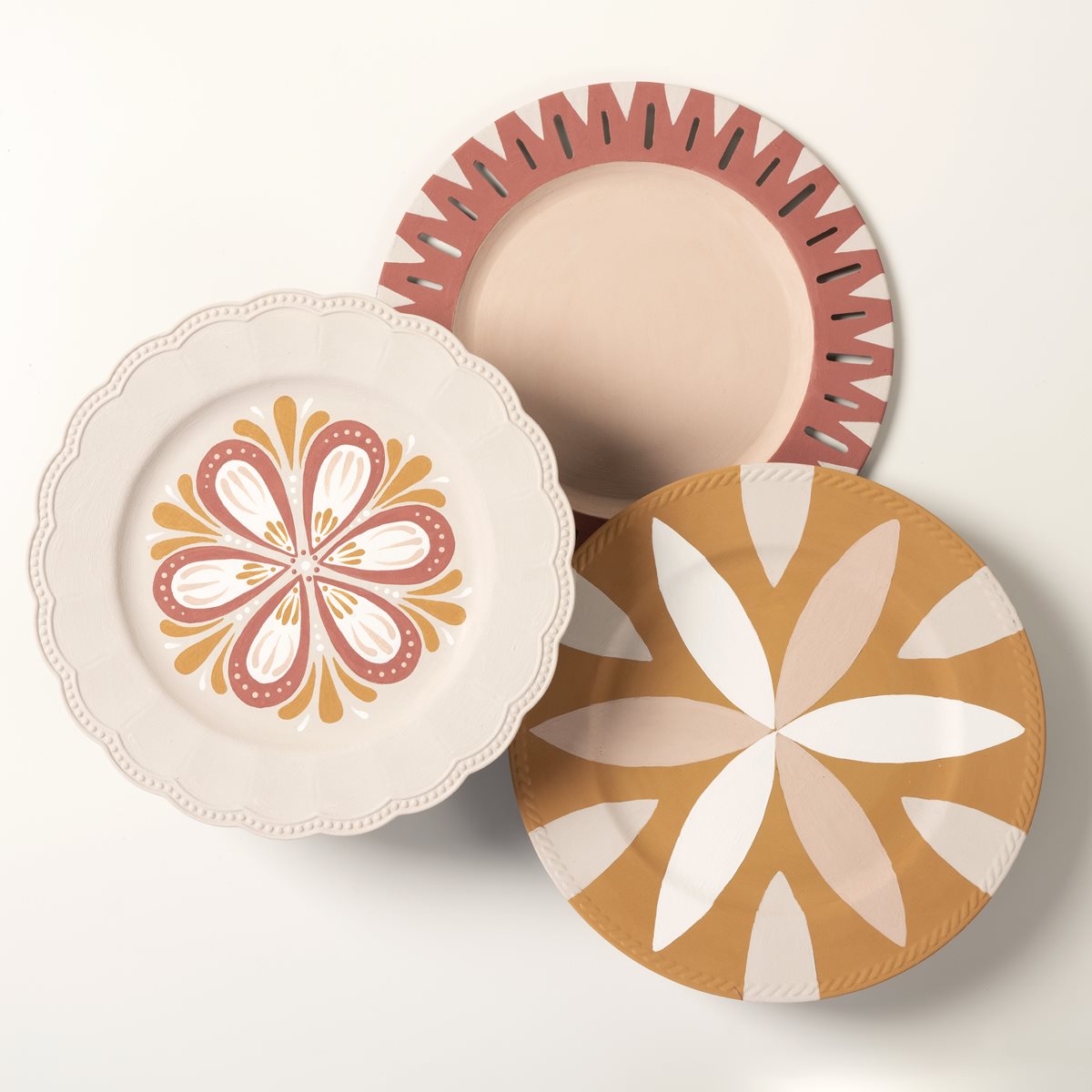 Terra Cotta Decorative Plates